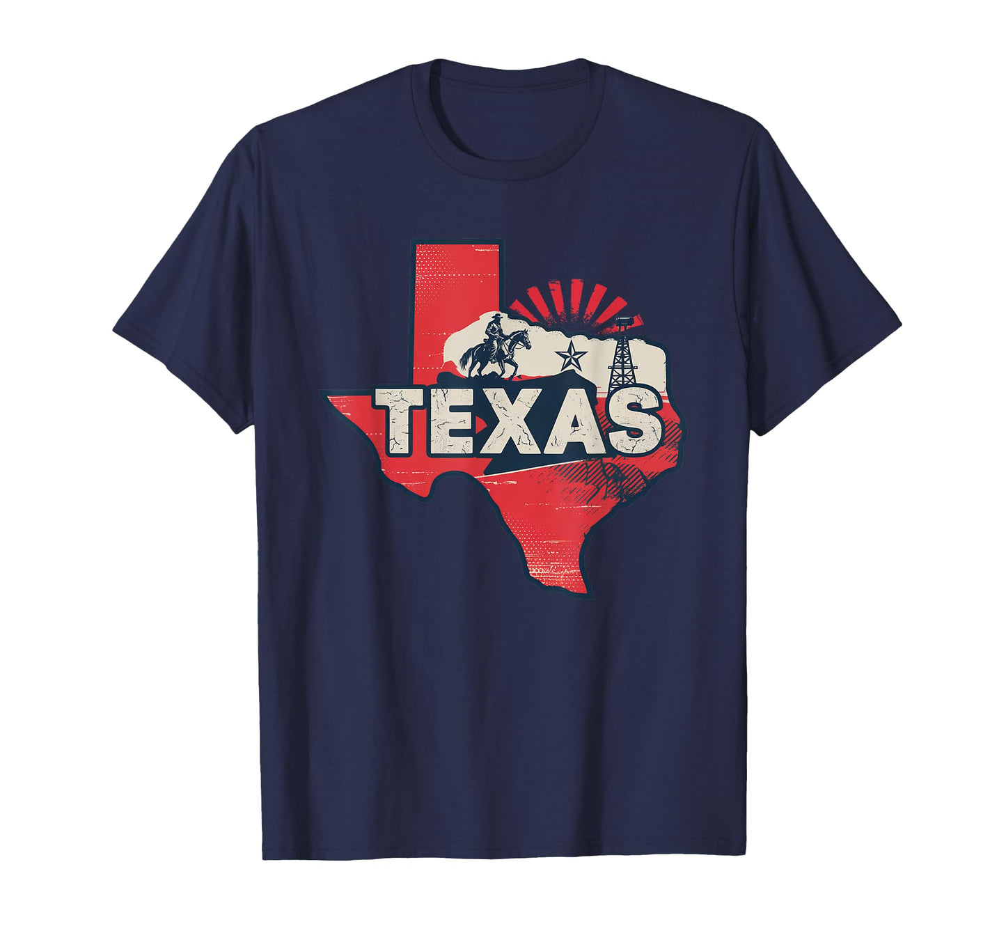 Texas State of Texas Retro Texas T-Shirt