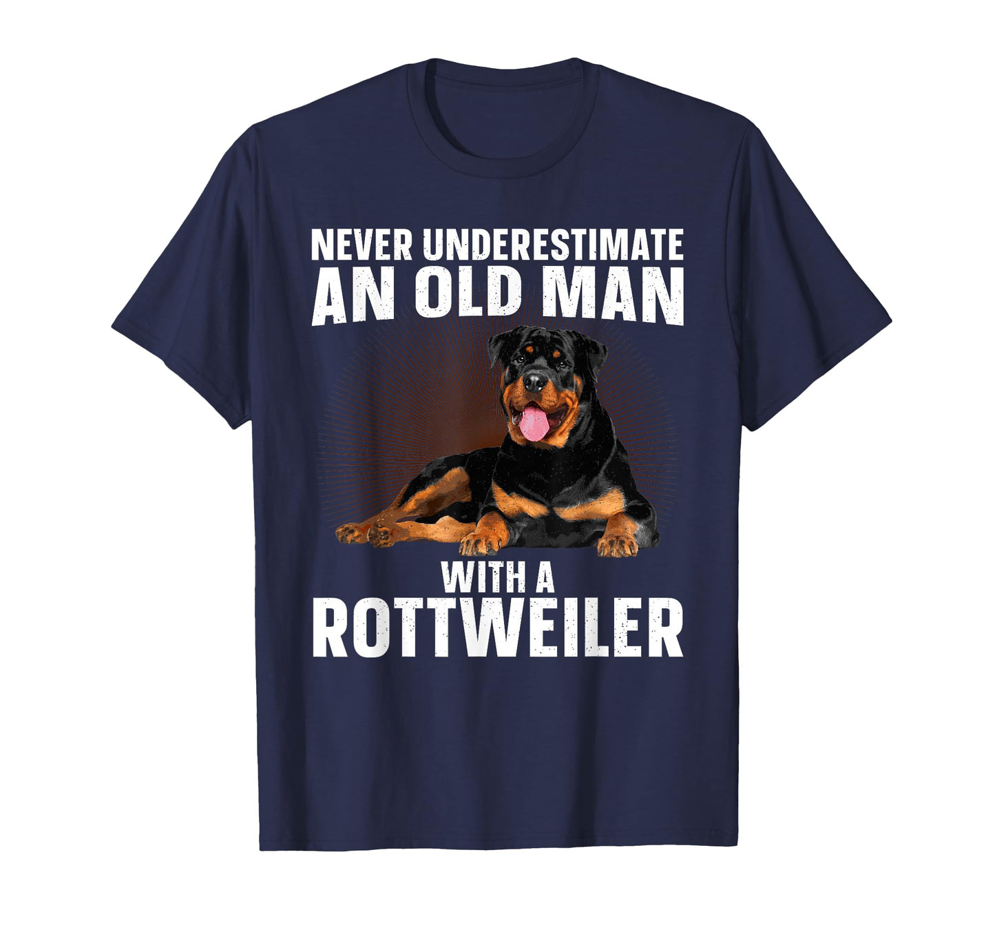 Funny Rottweiler Art For Men Grandpa Rottie Rottweiler Lover T-Shirt