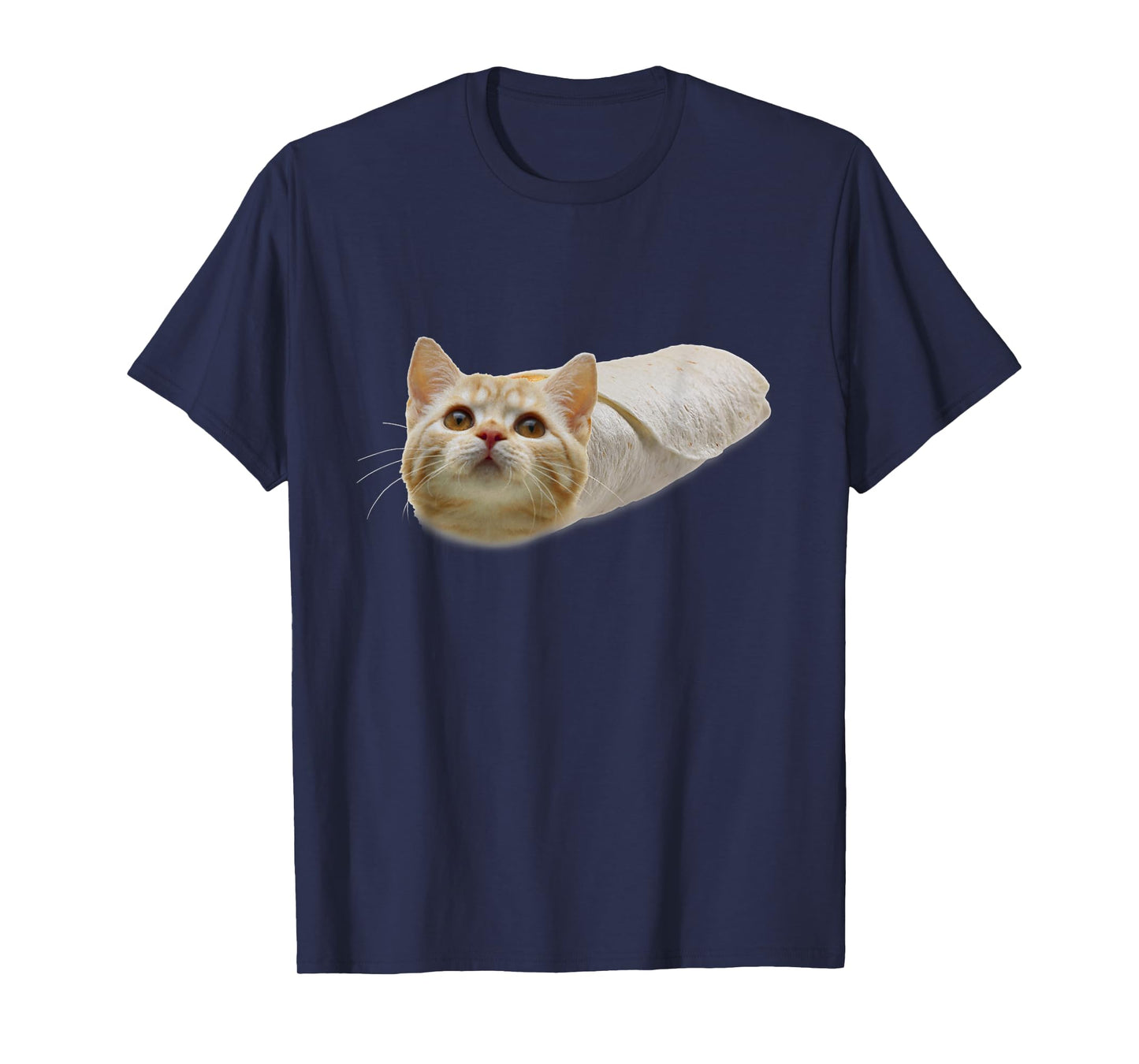 Purrito Kitty Cat in a Burrito Graphic Funny T-Shirt T-Shirt