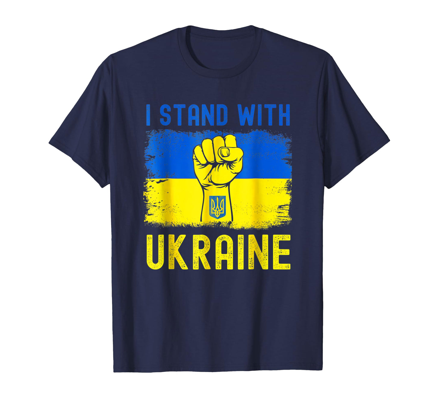 Support Ukraine flag I Stand With Ukraine T-Shirt