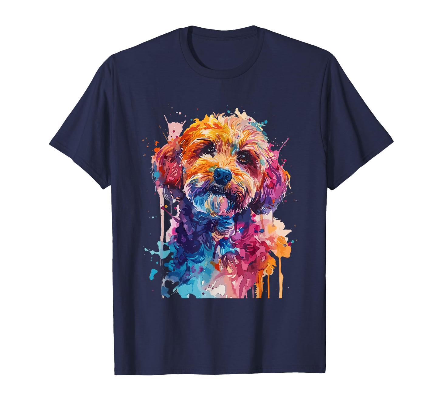 Cockapoo Lovers Pop Art Colorful Cockapoo Dog T-Shirt for Men Women Girls Kids