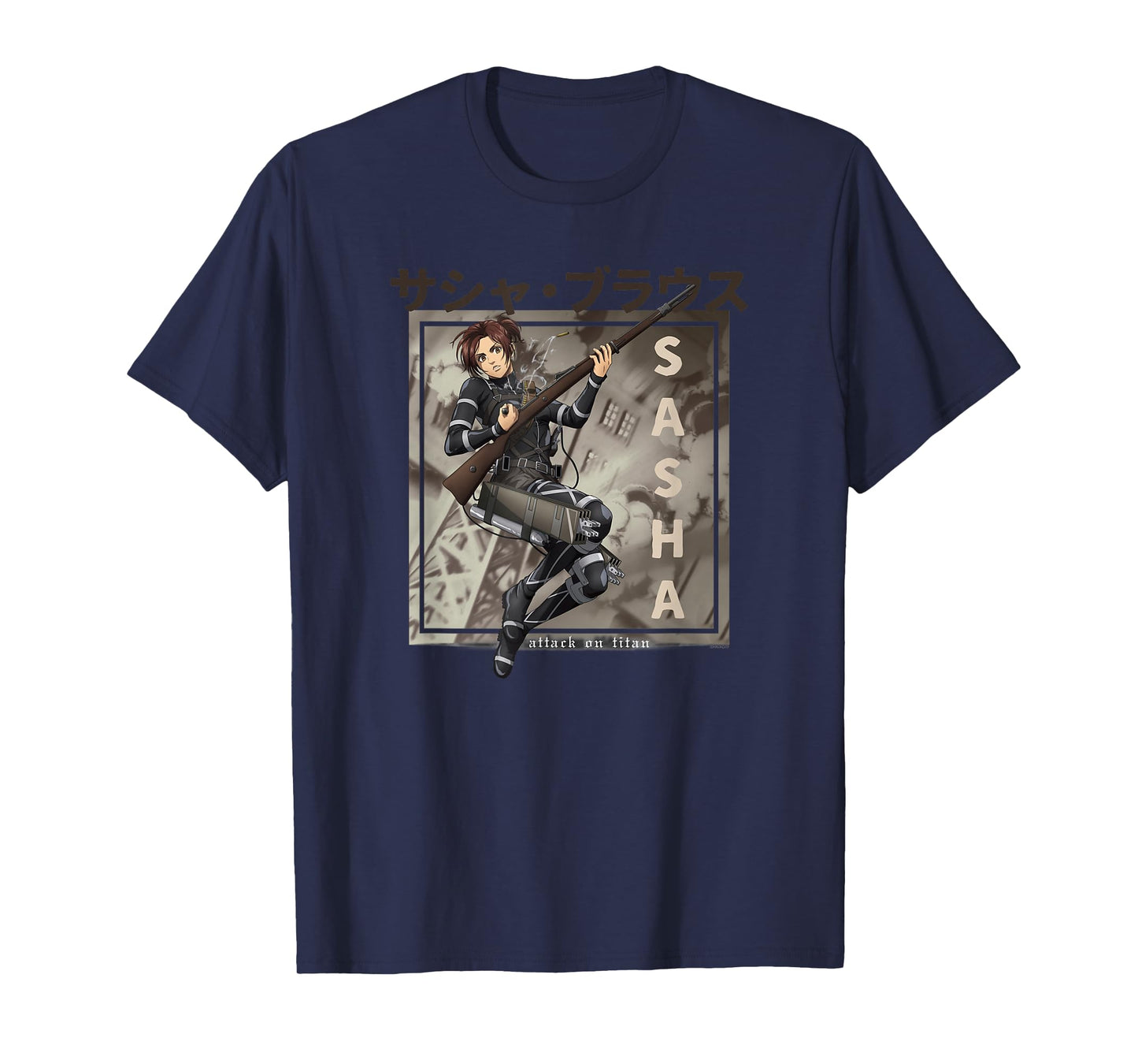 Attack on Titan Season 4 Sasha Kanji AOT Anime T-Shirt