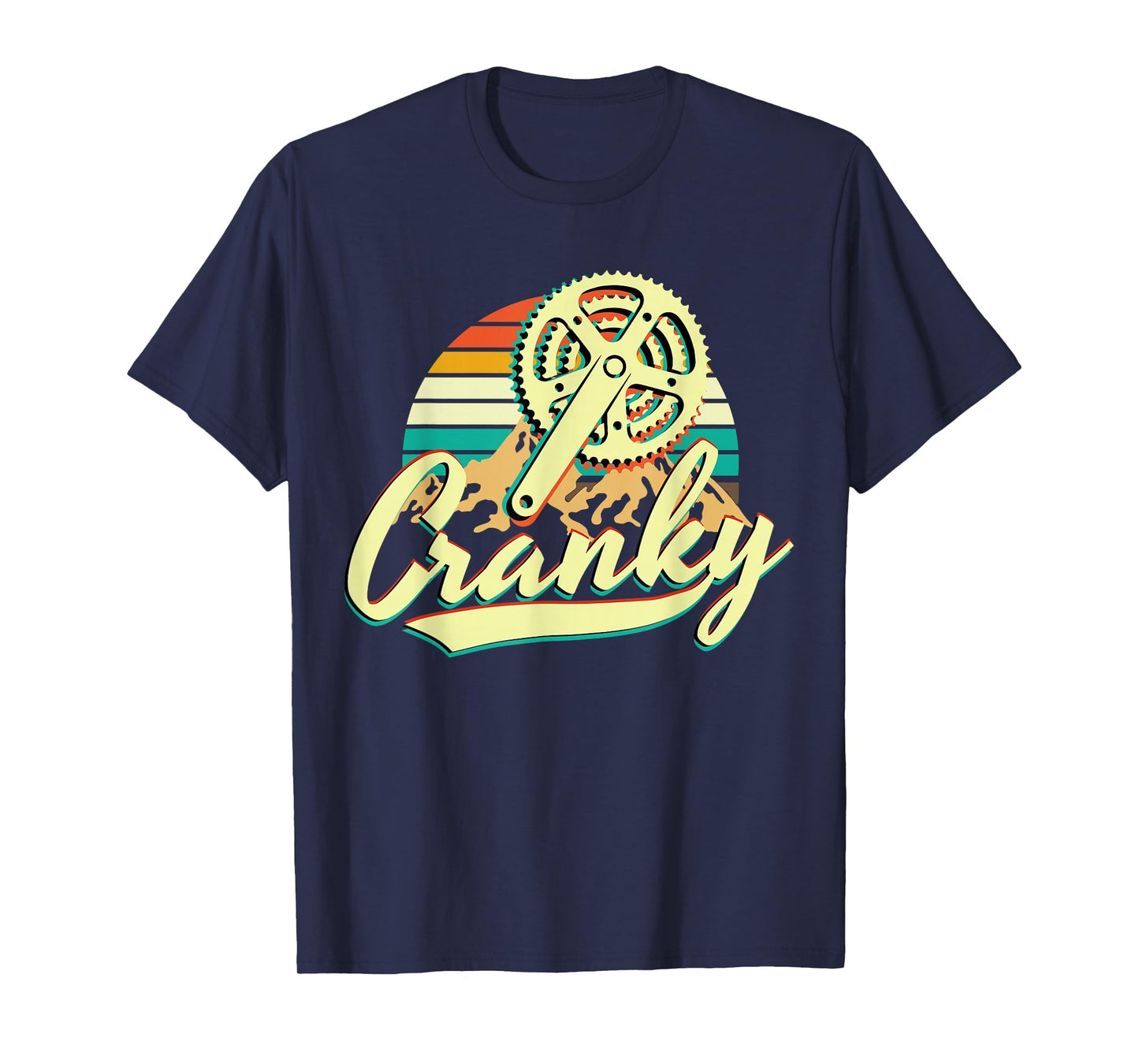 Bicycle Cranky Retro Vintage Gift For Cycling Lovers T-Shirt