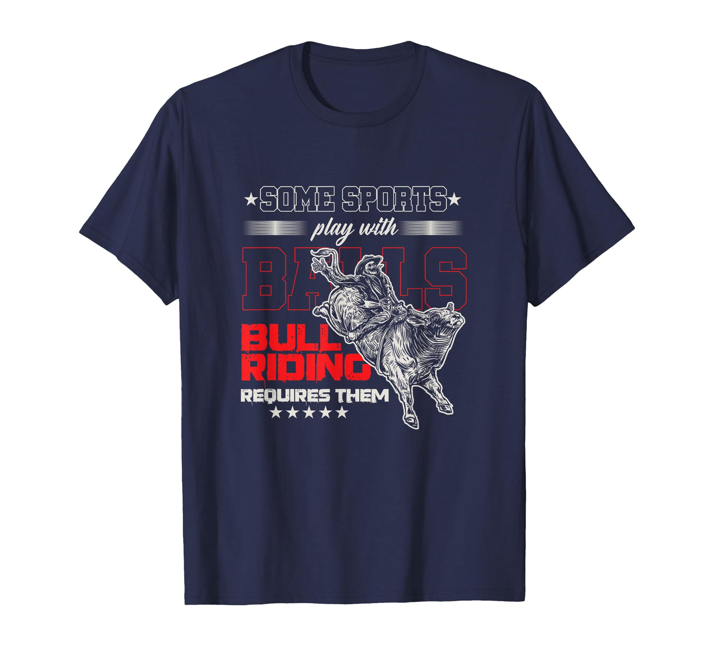 Rodeo Bull Bull Riding Cowboy Bull Rider Gift T-Shirt