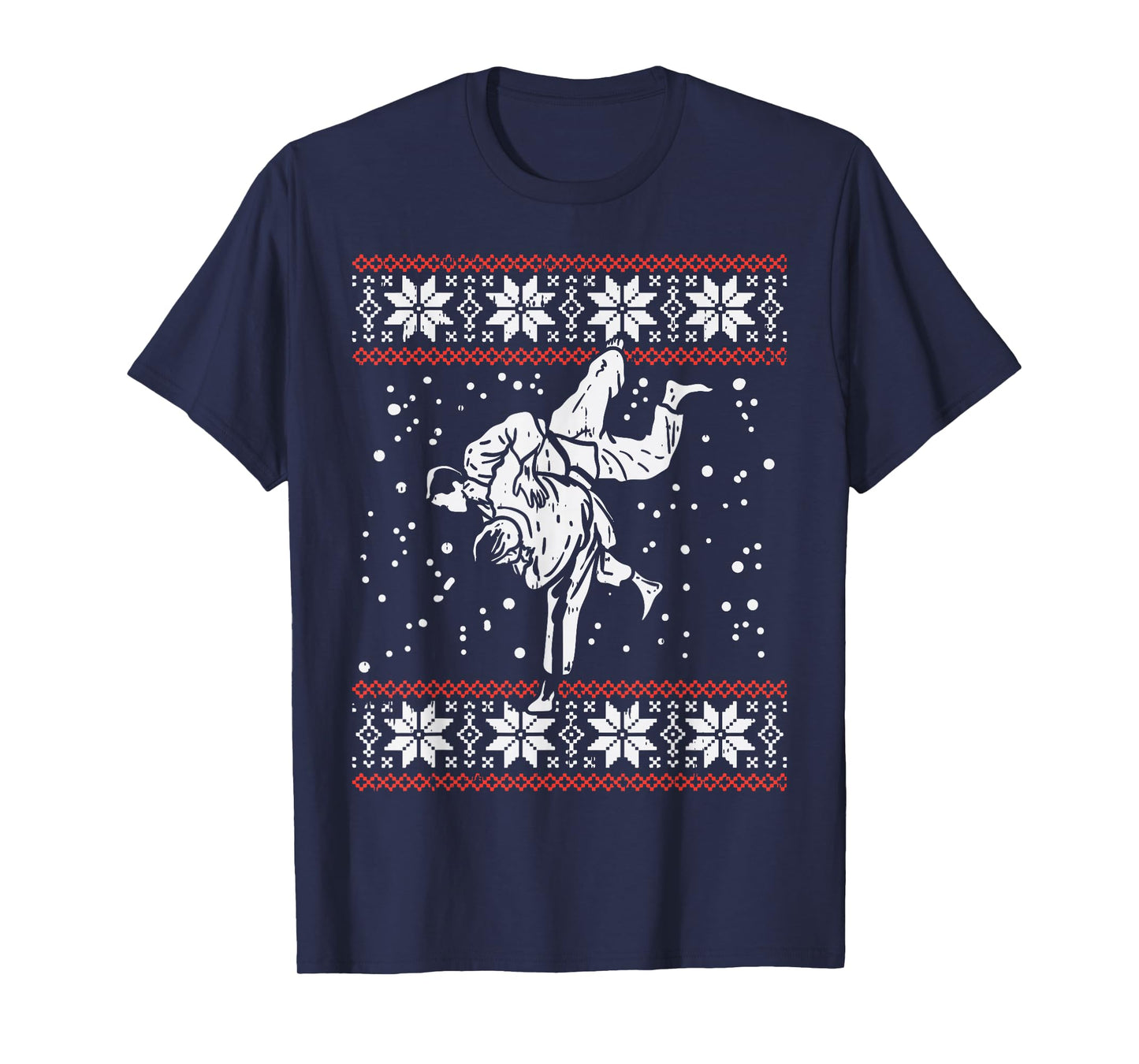 Brazilian Jiu Jitsu Judo Throw Christmas Martial Arts Gift T-Shirt