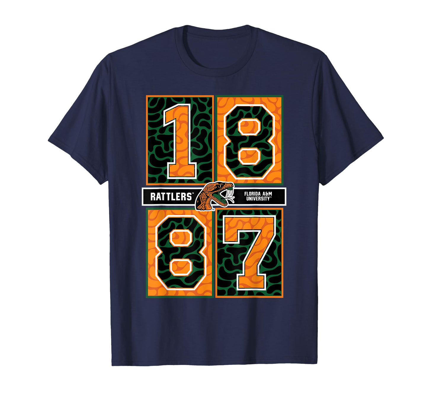 Florida A&M University - FAMU Rattlers Concrete Date HBCU T-Shirt