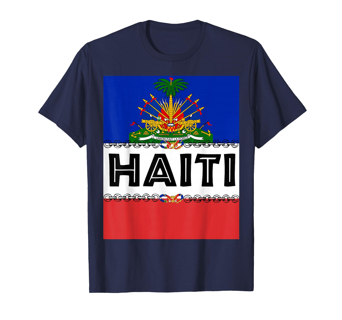 Haitian Pride for Haiti Flag Day Gift Ayiti Chains Zoe T-Shirt