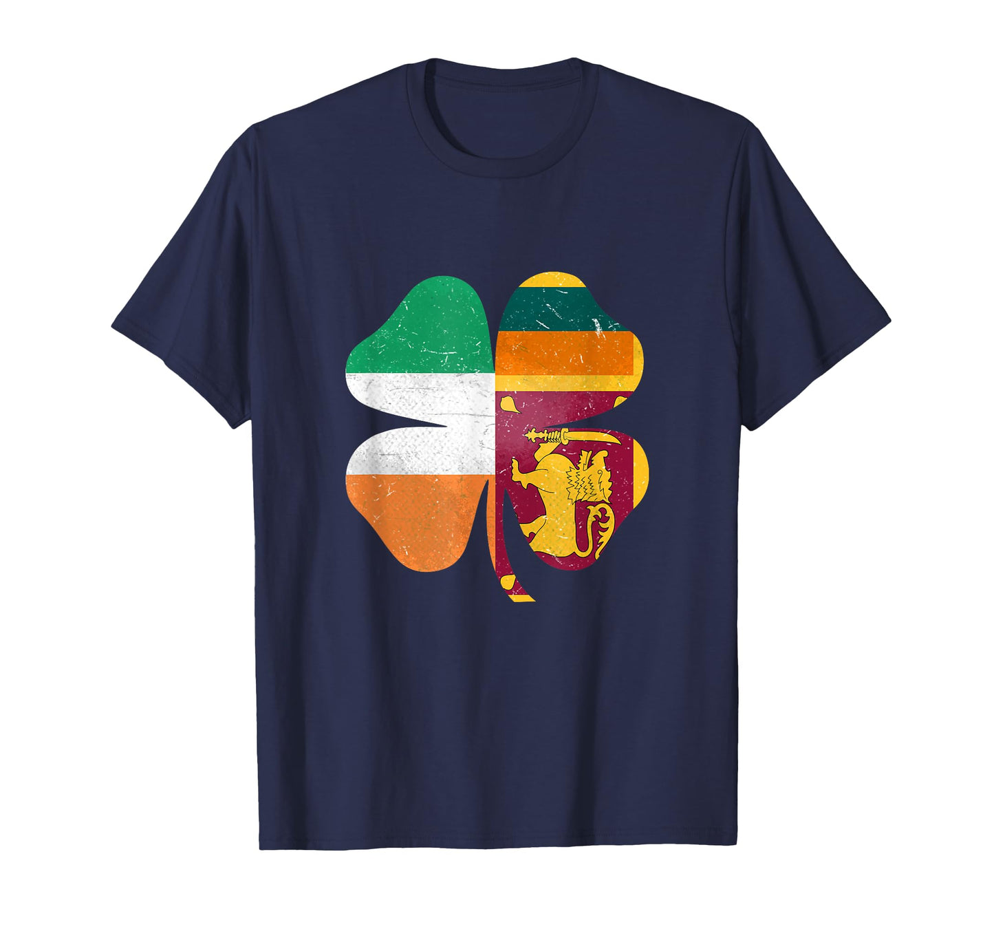 Sri Lankan Irish Shamrock Sri Lanka Ireland St Patrick's Day T-Shirt