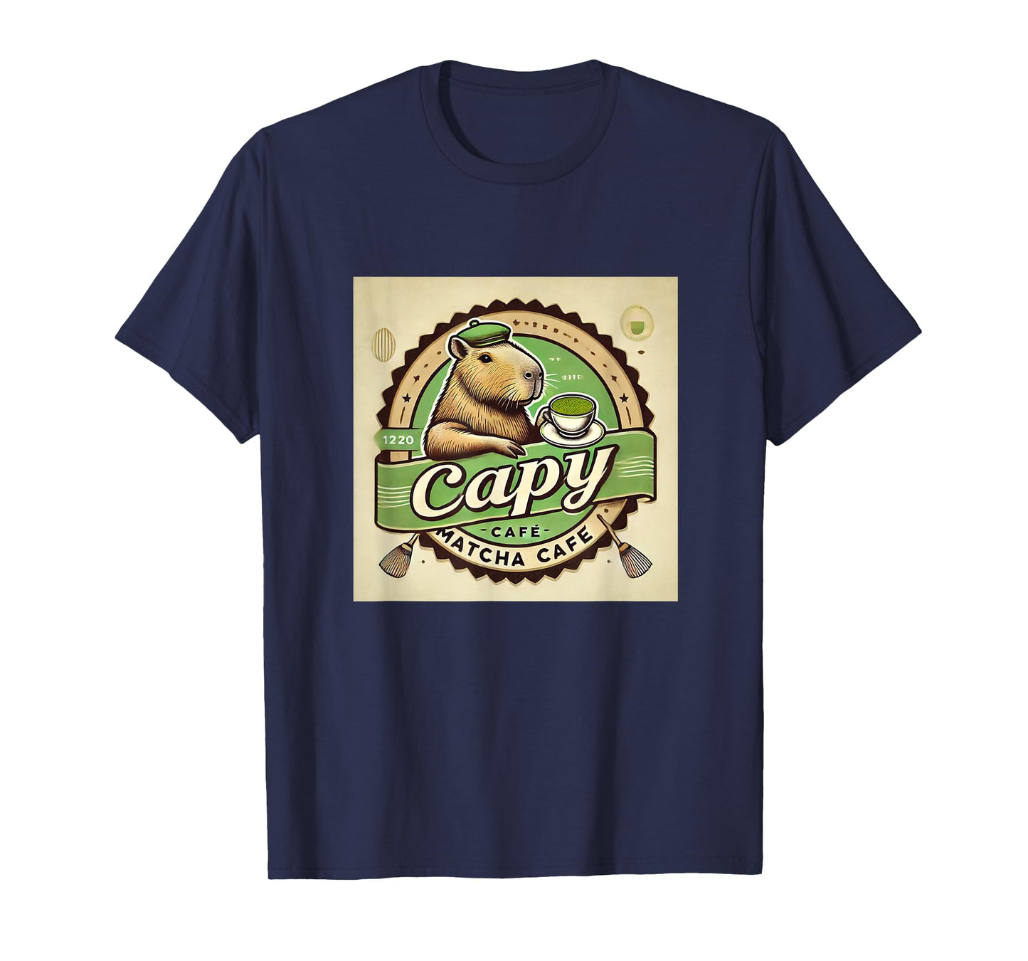CAPYBARA CAFE, SERVES COFFEE & TEA T-Shirt