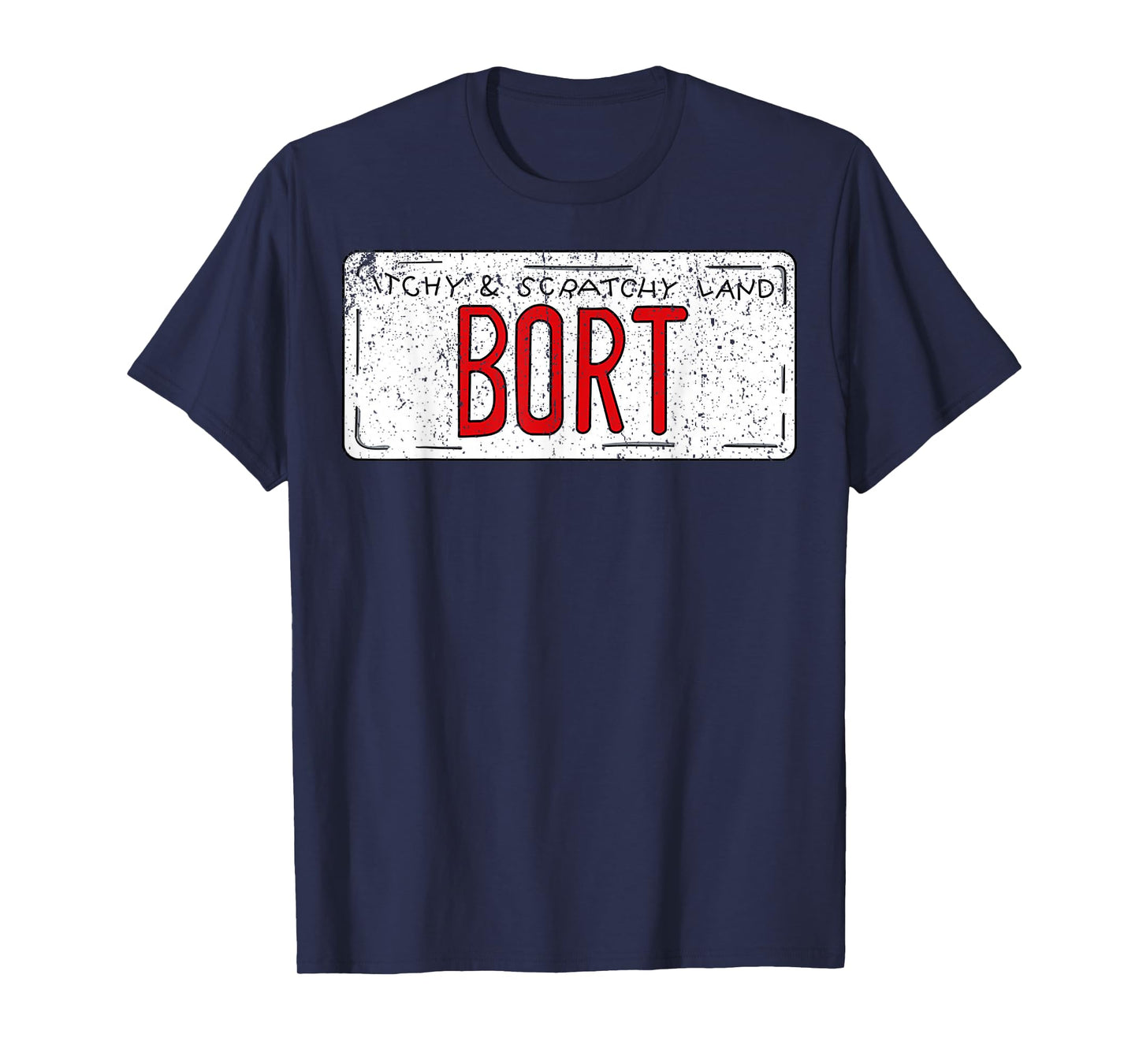 Vintage Bort License Plate T-Shirt