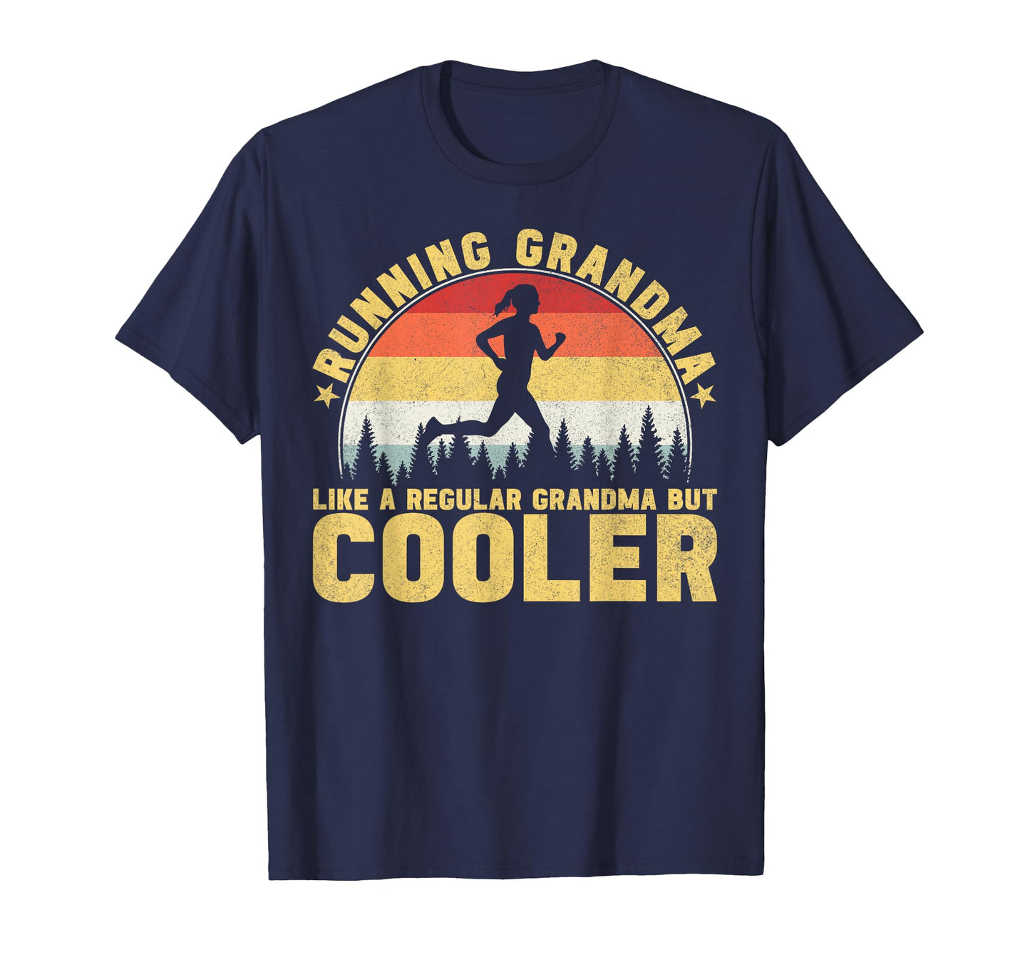 Running Grandma Like A Regular Grandma Marathon T-Shirt