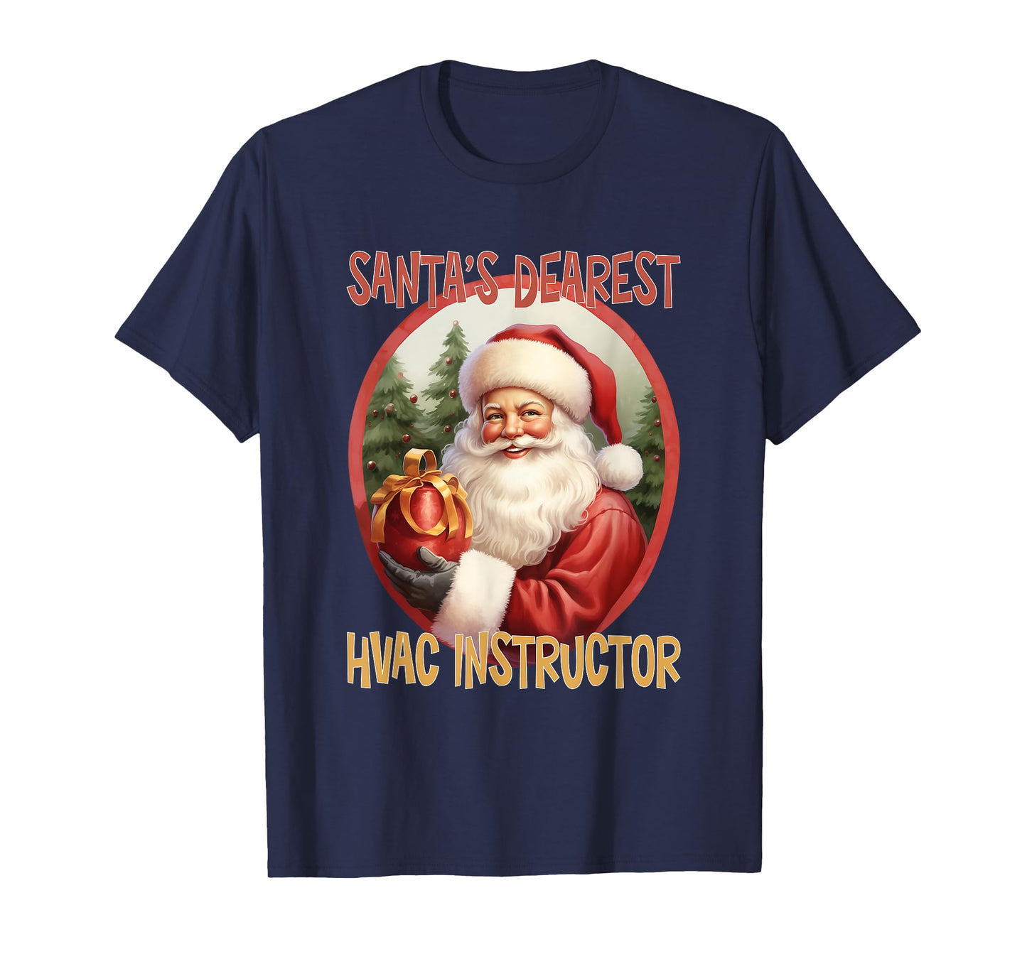 HVAC Instructor Christmas Holiday Love Xmas T-Shirt