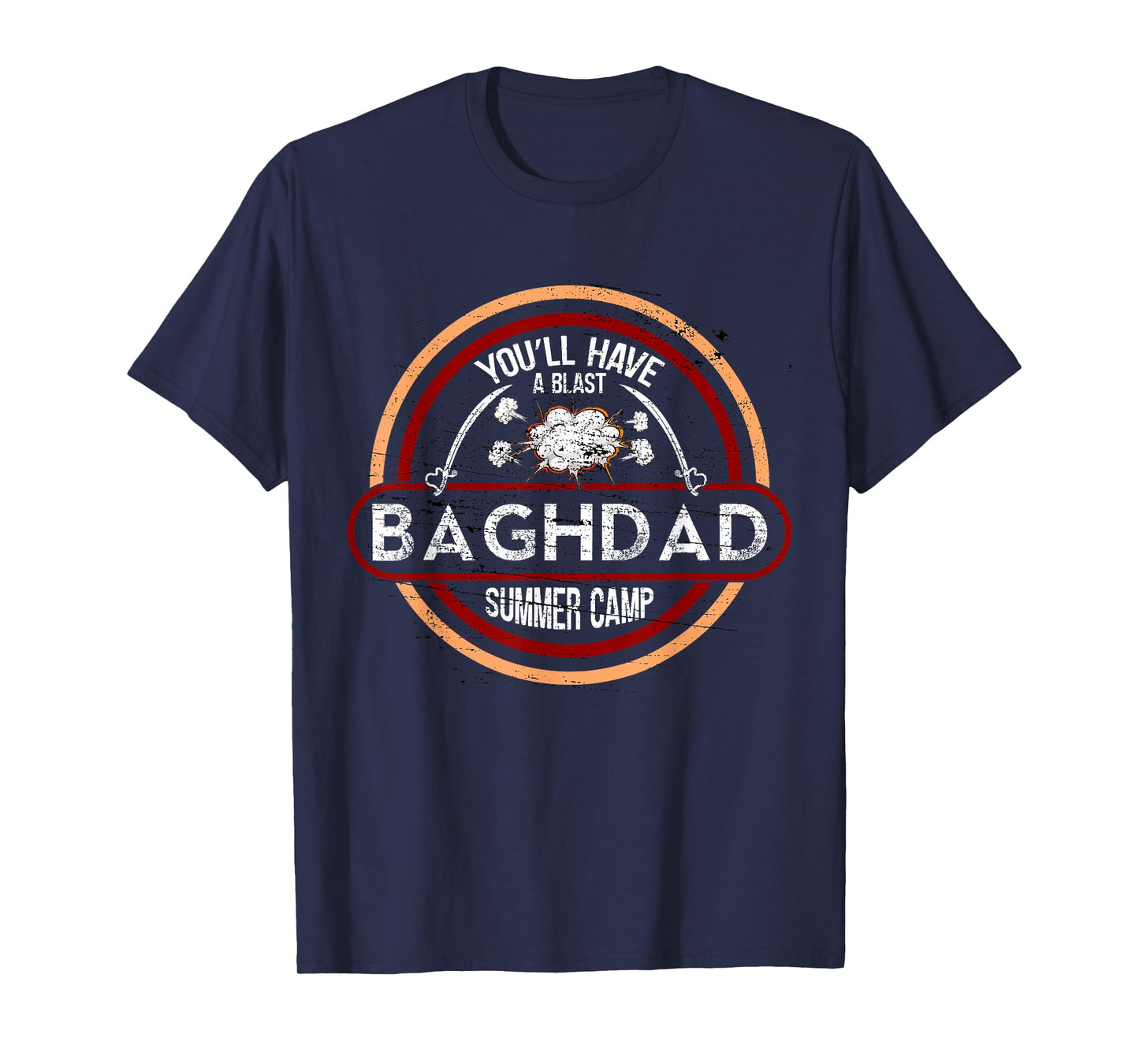 Baghdad Summer Camp | Iraq War Veteran Military T-Shirt T-Shirt
