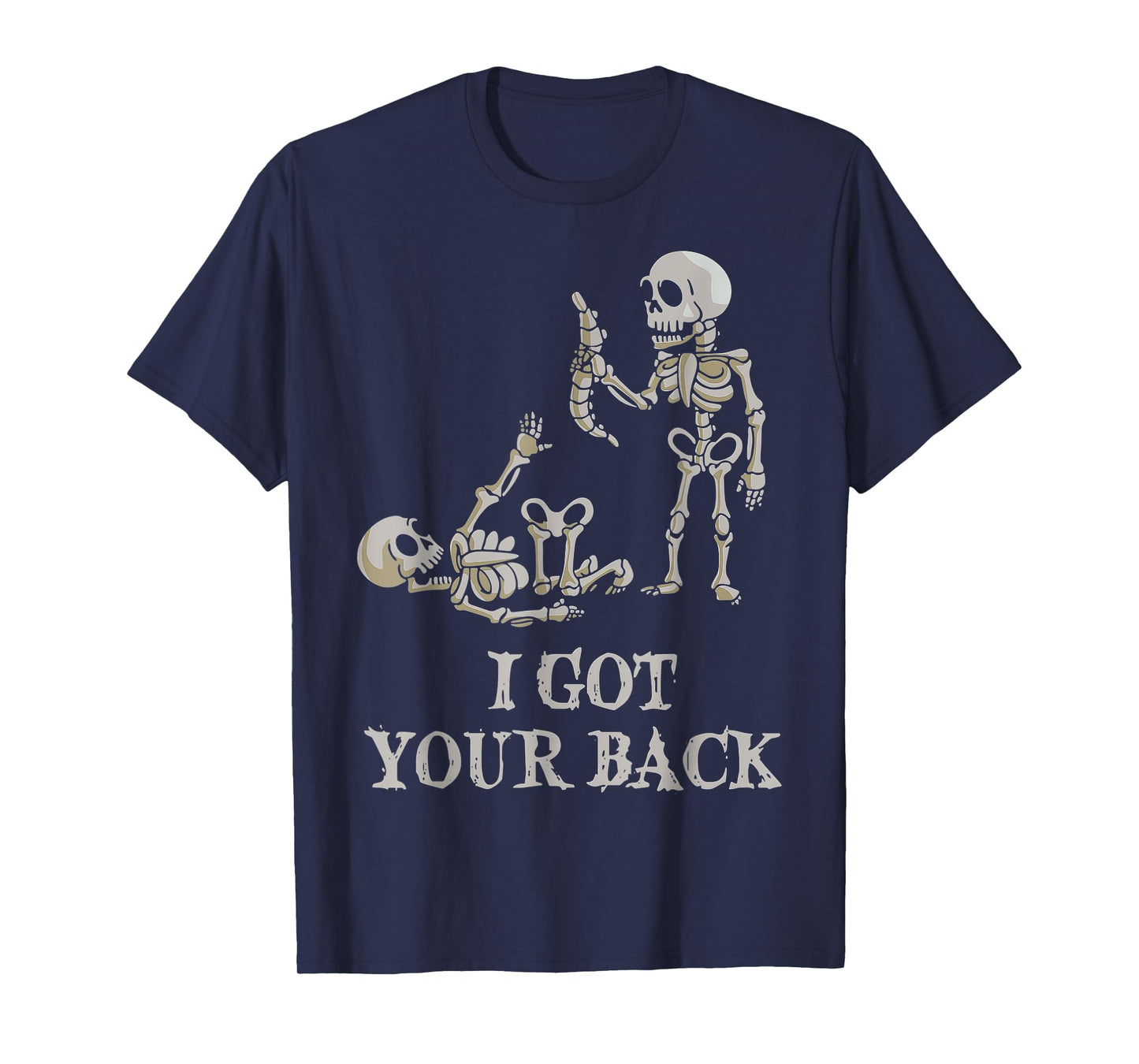I Got Your Back Halloween Skeleton T-Shirt