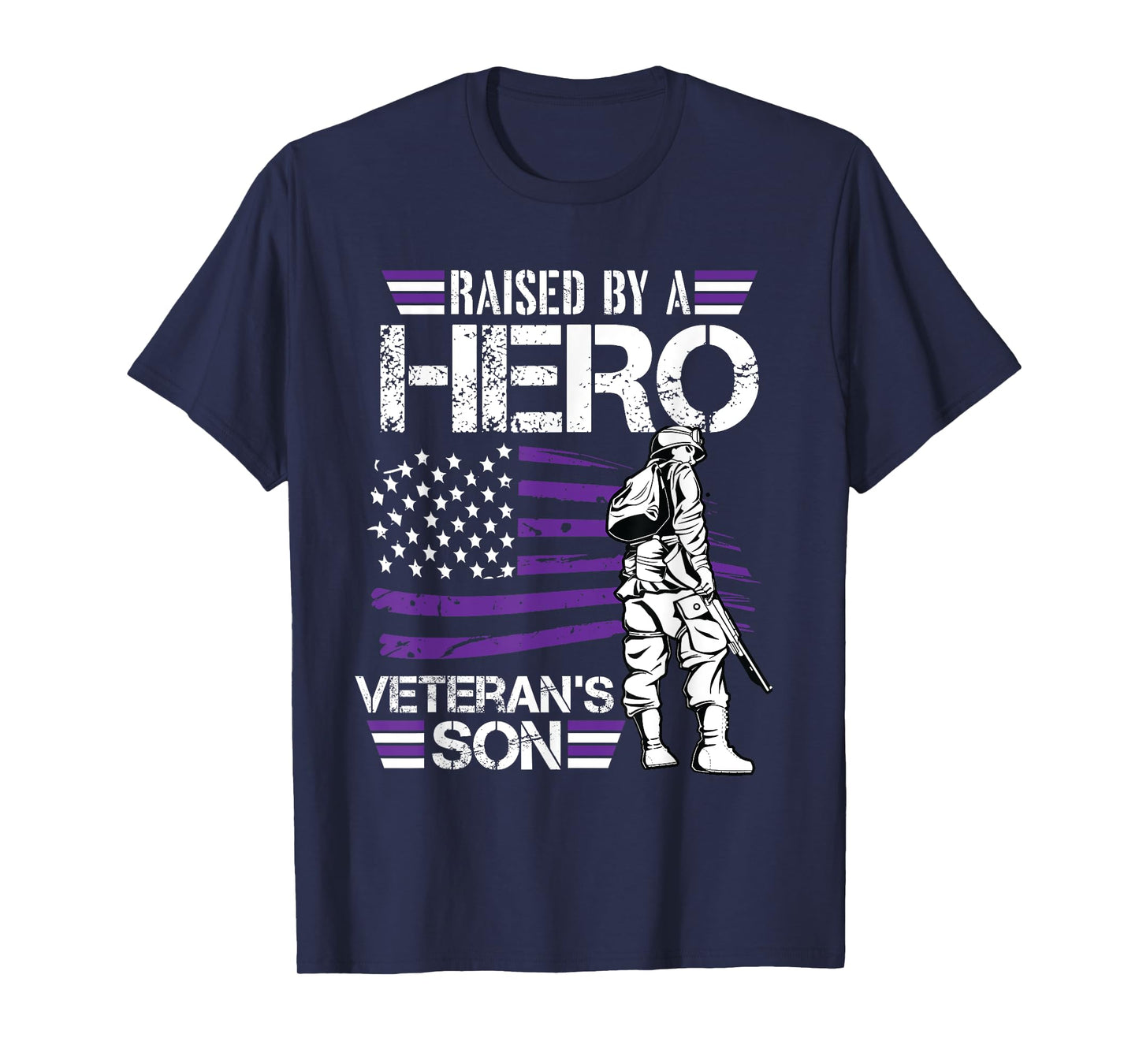 Veteran Son Month Of The Military Child Army Soldier Kids T-Shirt