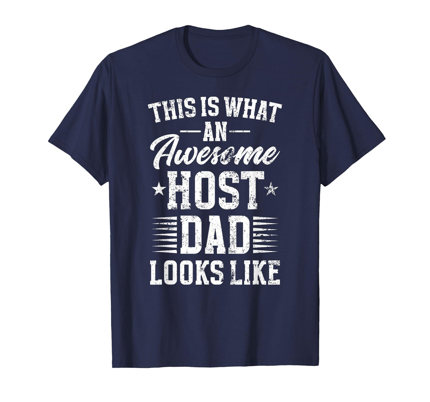 An Awesome Host Dad Host Father Exchange Student T-Shirt