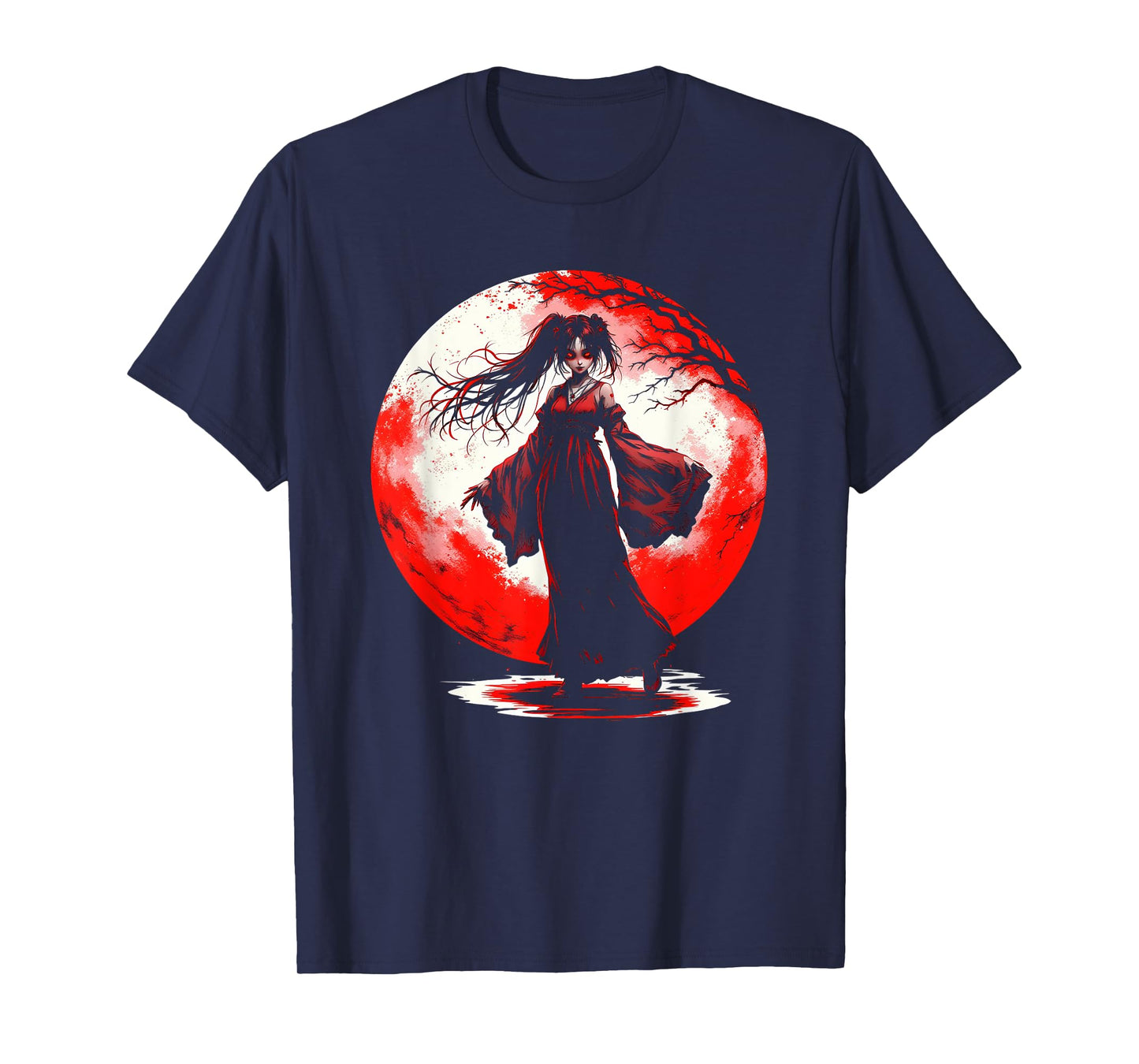 Horror Anime Manga Tee I Gothic Outfit I Japanese Chibi Girl T-Shirt