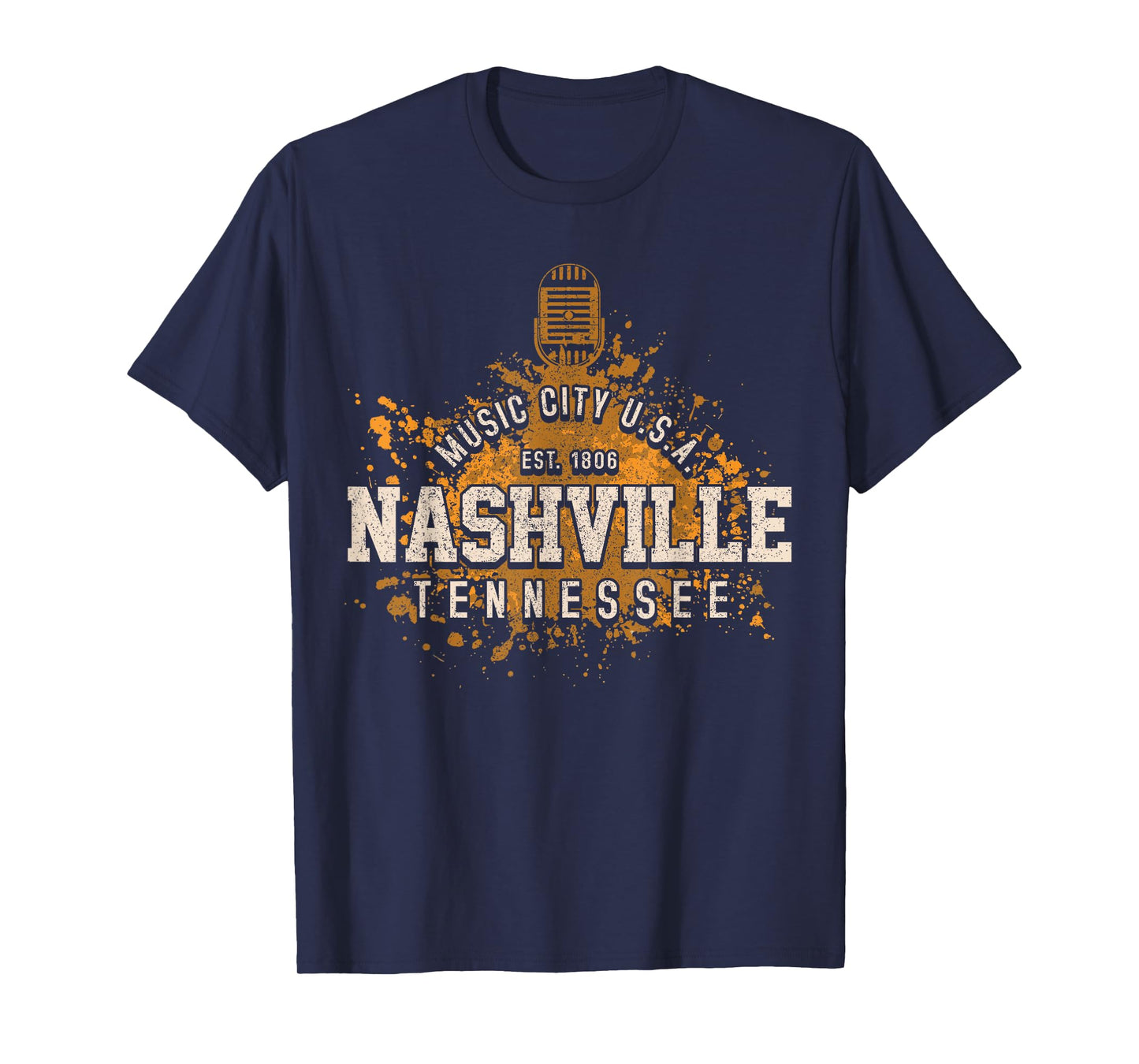 Nashville - Music City Tennessee Country Music Souvenir T-Shirt