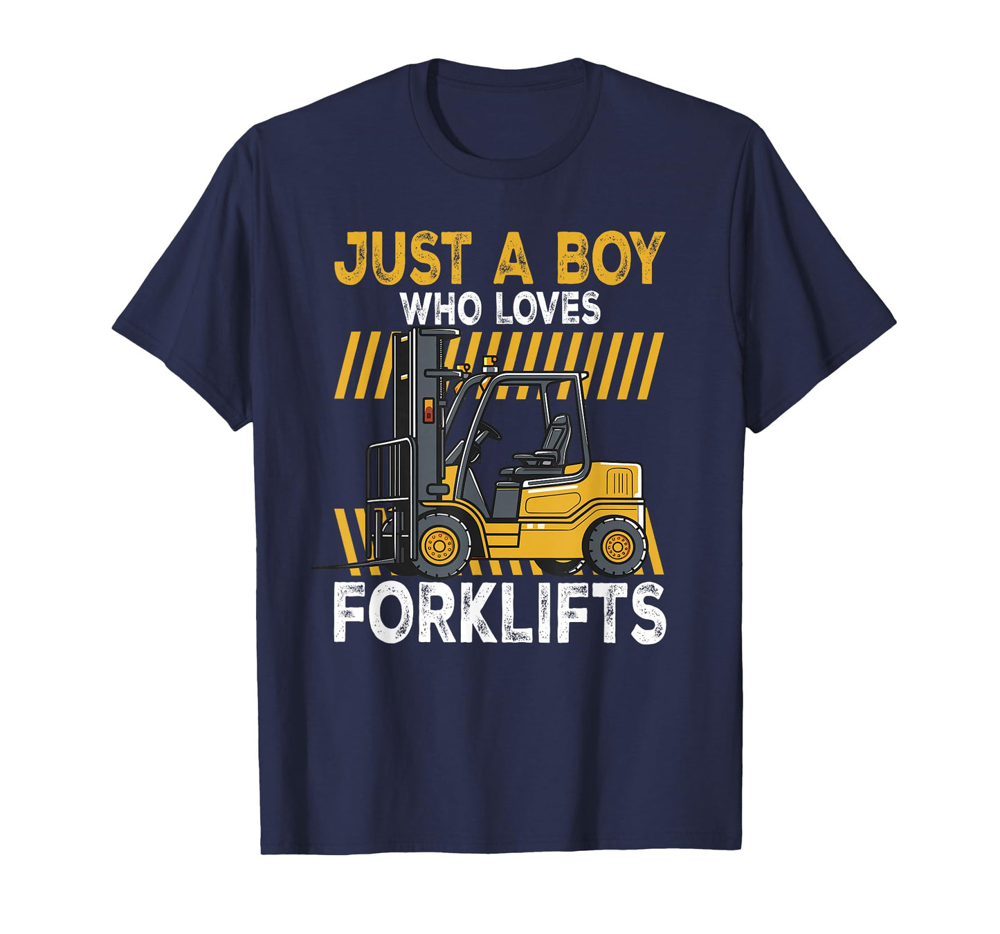Funny Forklift Shirt Just a Boy Who Loves Forklifts T-Shirt