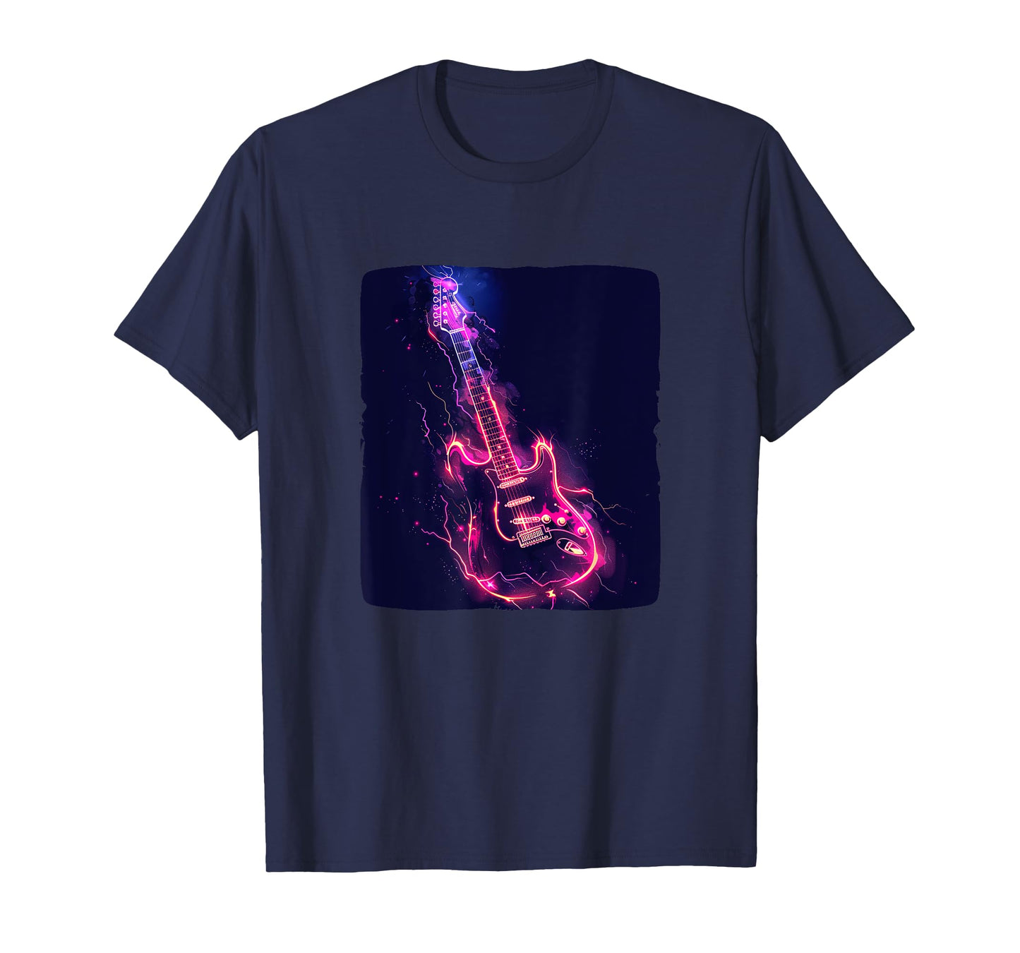 Thunder Strikes with this Electric Guitar Sound Costume T-Shirt
