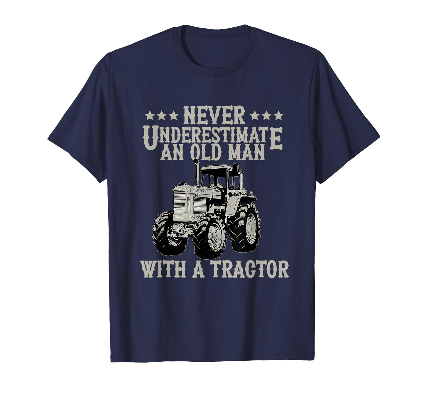 Farmer never underestimate an old man with a tractor T-Shirt