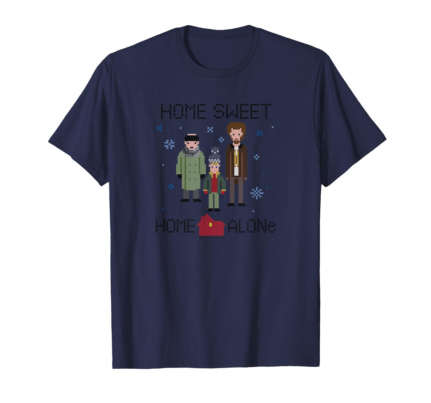 Home Alone Pixel Art Kevin Harry Marv Design T-Shirt