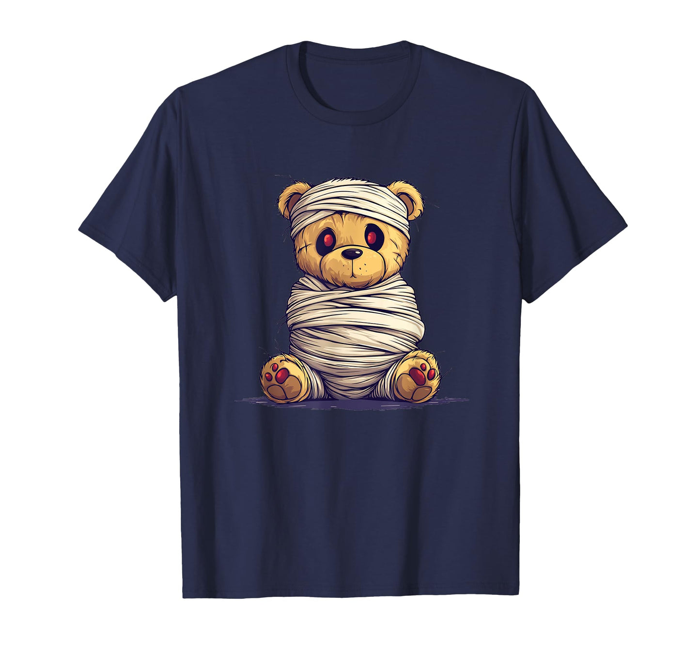 Adorable Teddy Bear Dressed as Mummy for Adults and Kids T-Shirt
