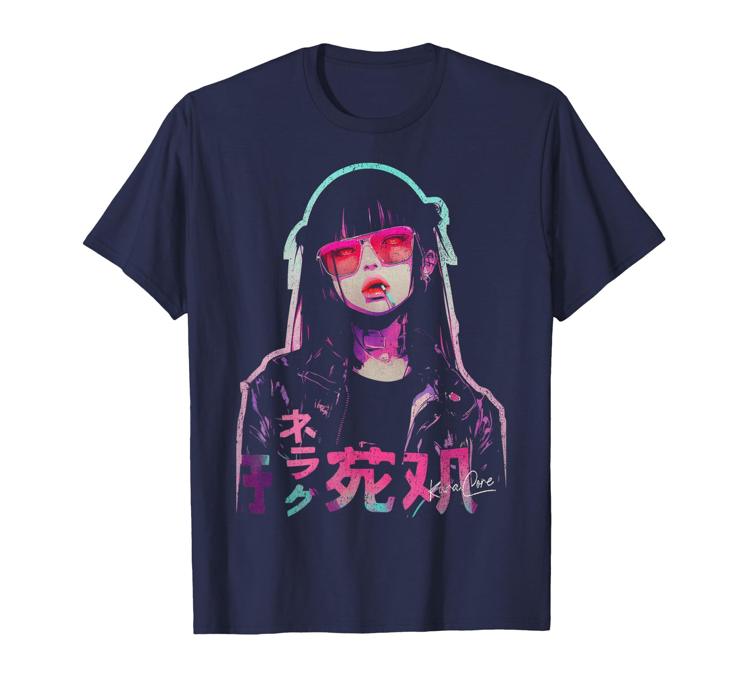 Japanese Streetwear Cyberpunk Y2K Retro Techwear Manga Anime T-Shirt