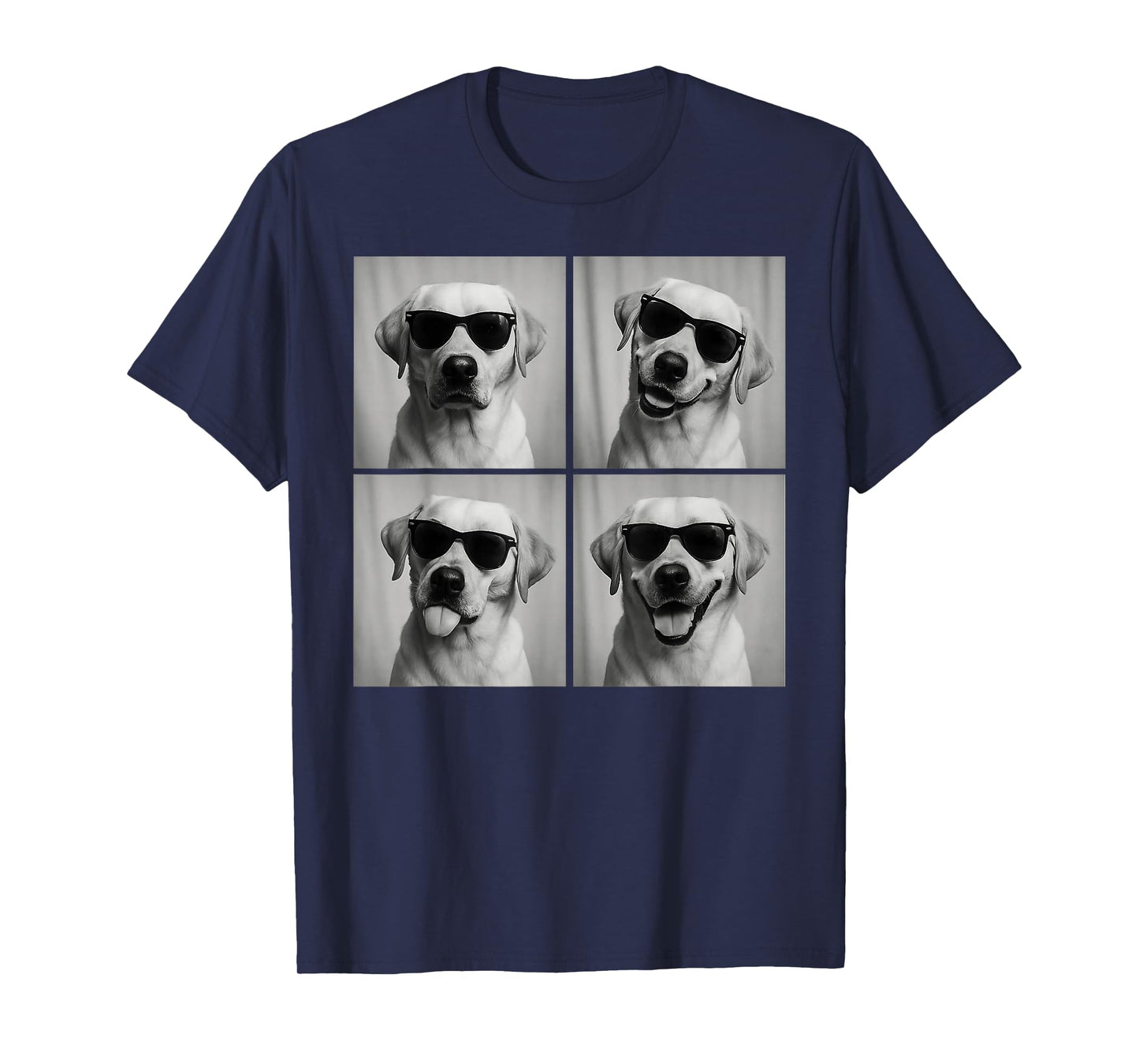 Funny Labrador Dog Lover Cute Yellow Lab Photo Booth T-Shirt