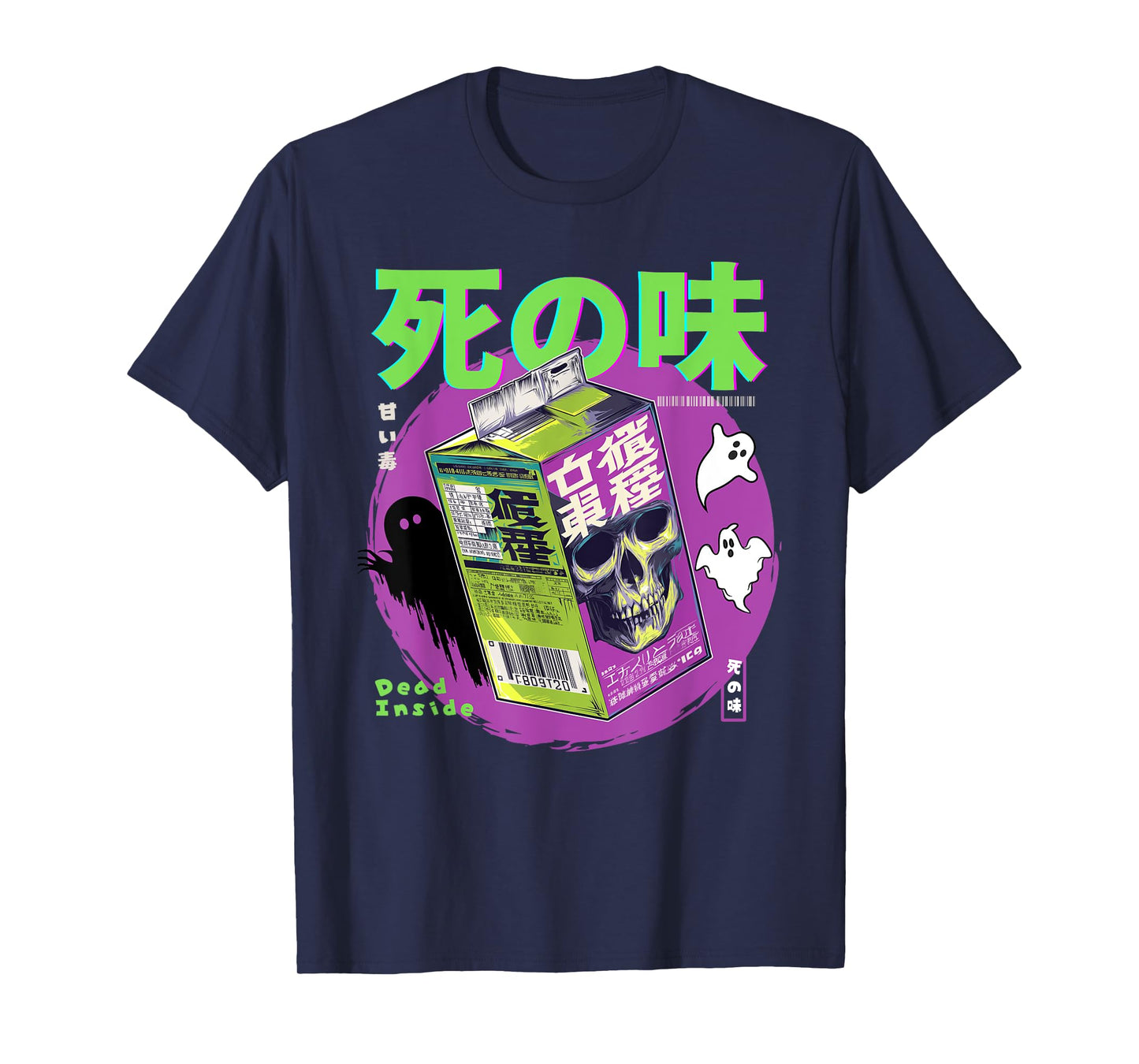 Yami Kawaii Japanese Juice Anime Kpop Y2K Scull T-Shirt