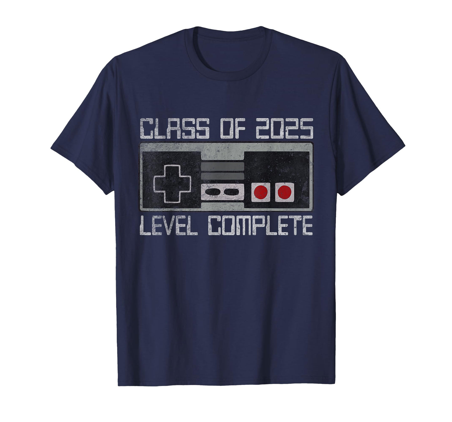 Class Of 2025 Level Complete Senior Graduation Video Gamer T-Shirt