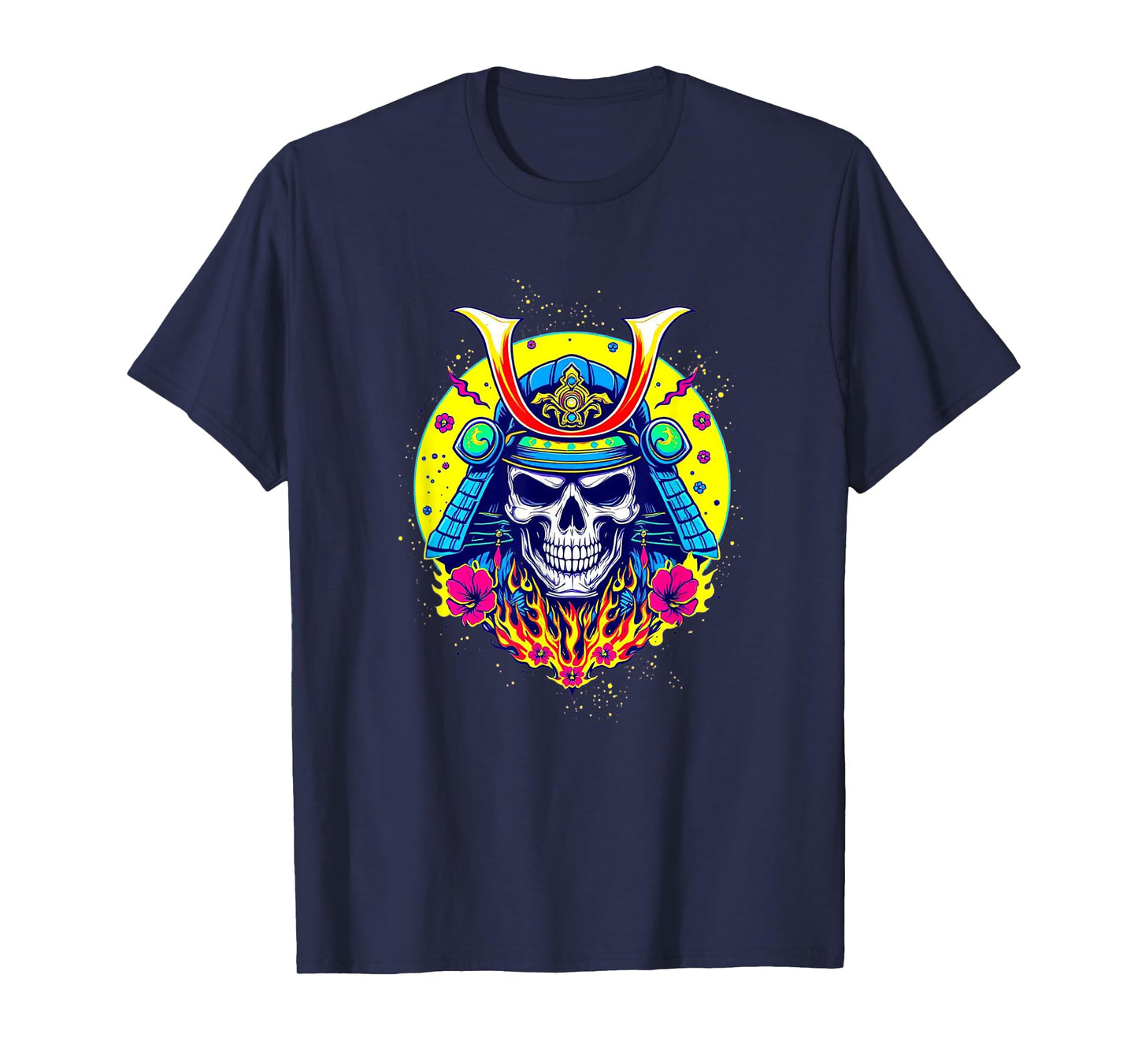 Samurai Power – Rising Sun Japanese Warrior Graphic T-Shirt T-Shirt