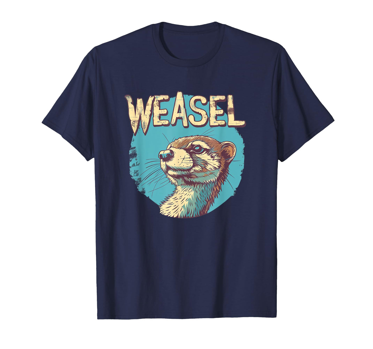 Funny Weasel Face Outfit for Man and Woman T-Shirt