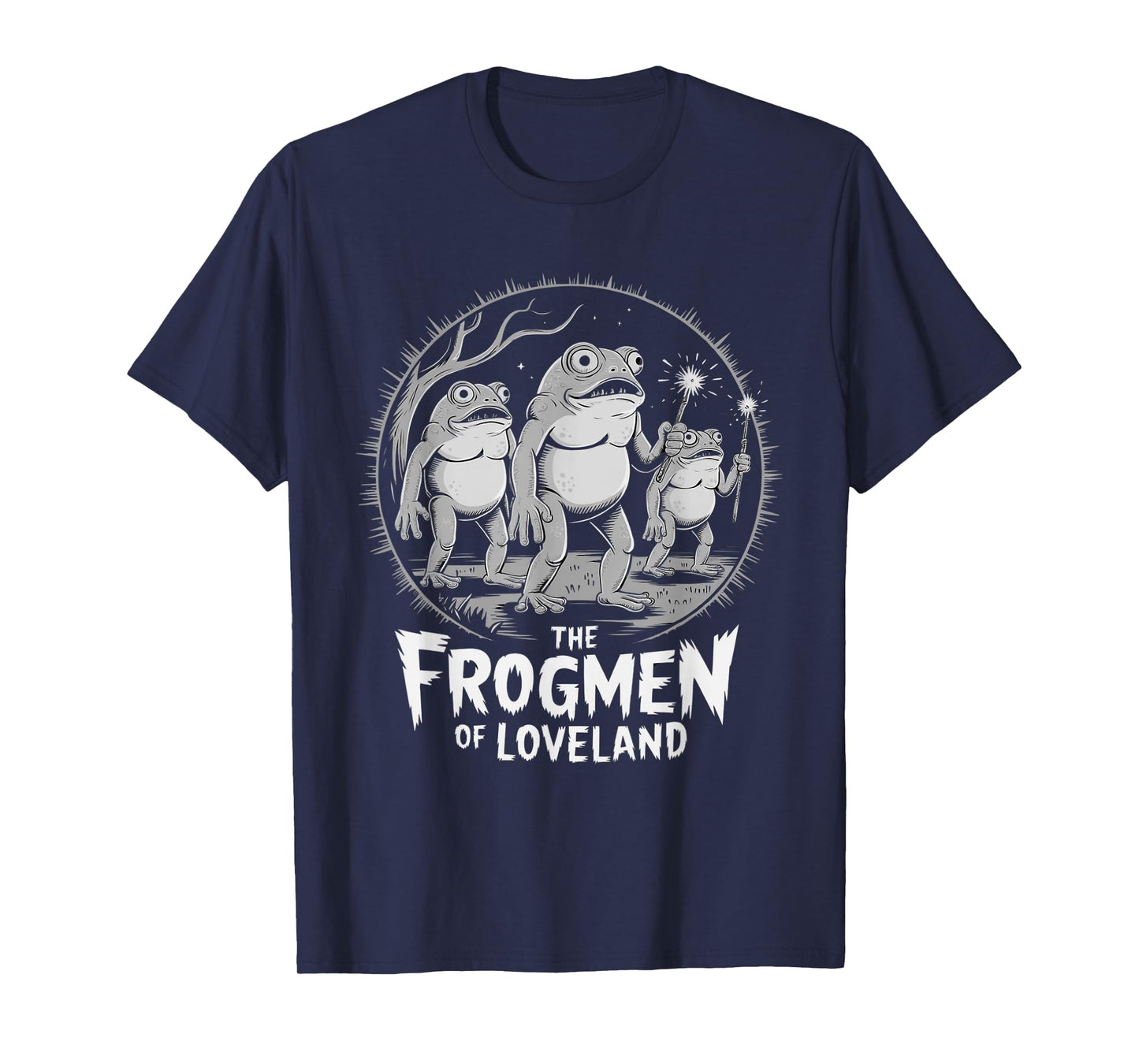 The Frogmen of Loveland Ohio Cryptid Urban Legend T-Shirt