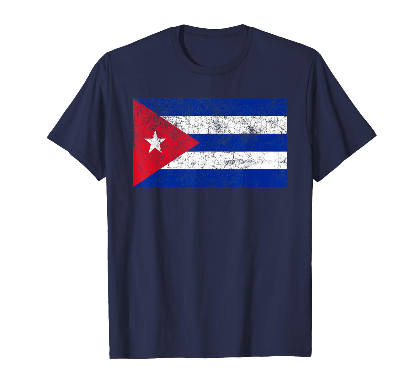 Cuban Flag T Shirt Cuba Vintage Pride Men Women Kids Gift T-Shirt