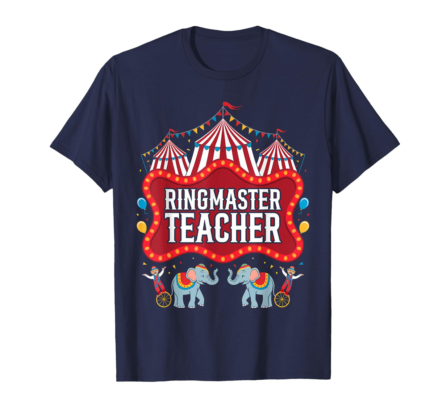 Ringmaster Teacher Circus Carnival Birthday Party T-Shirt