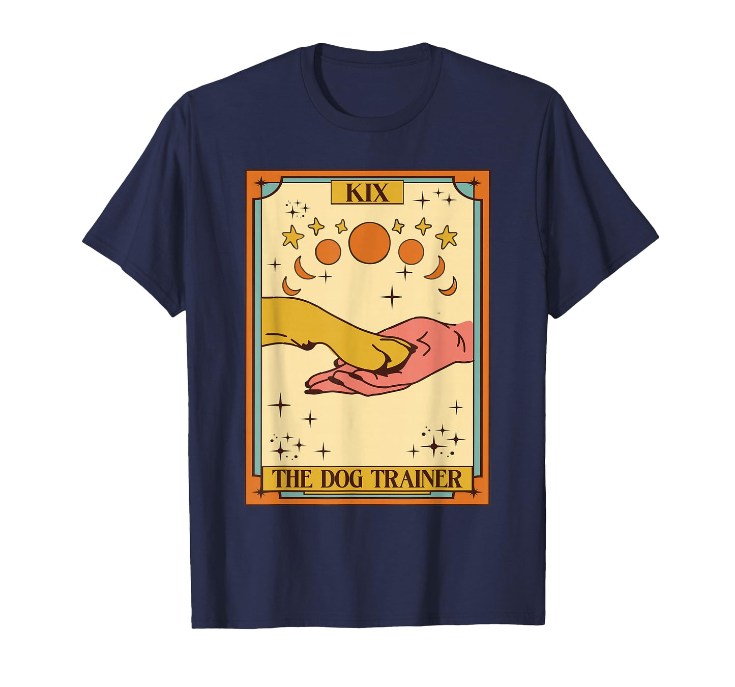 Dog Training Positive Reinforcement Dog Trainer Tarot Card T-Shirt