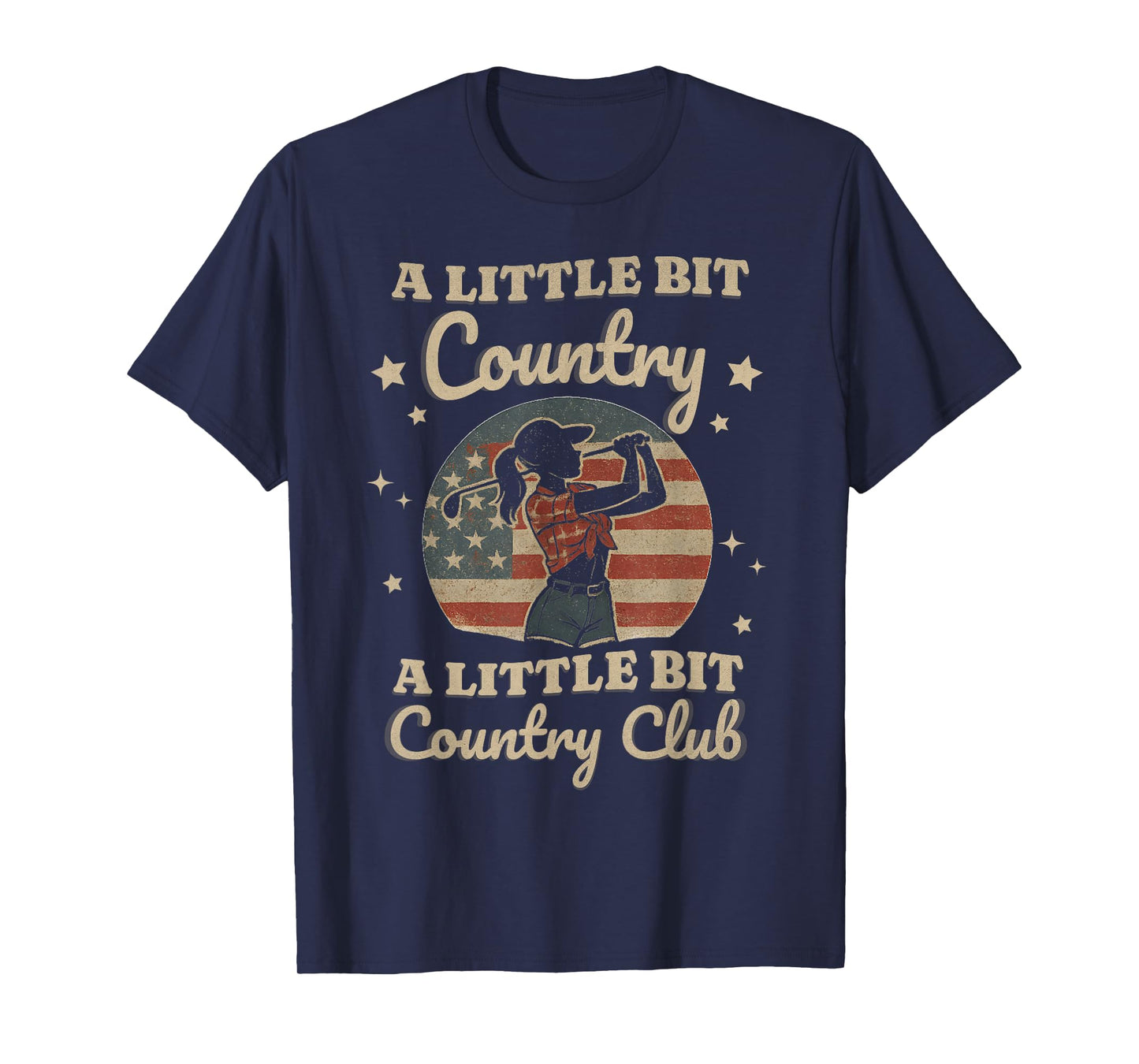 Country Golf Southern Cowgirl Golfing Country Club Golfer T-Shirt