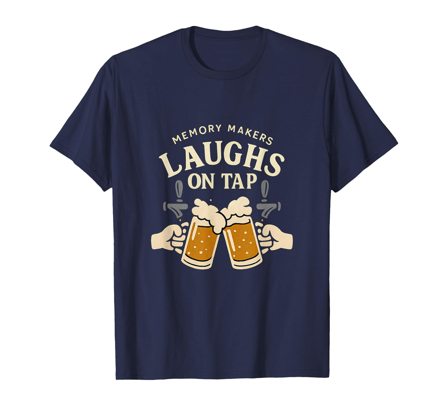 Laughs on Tap Beer Pub Sign Party Novelty T-Shirt