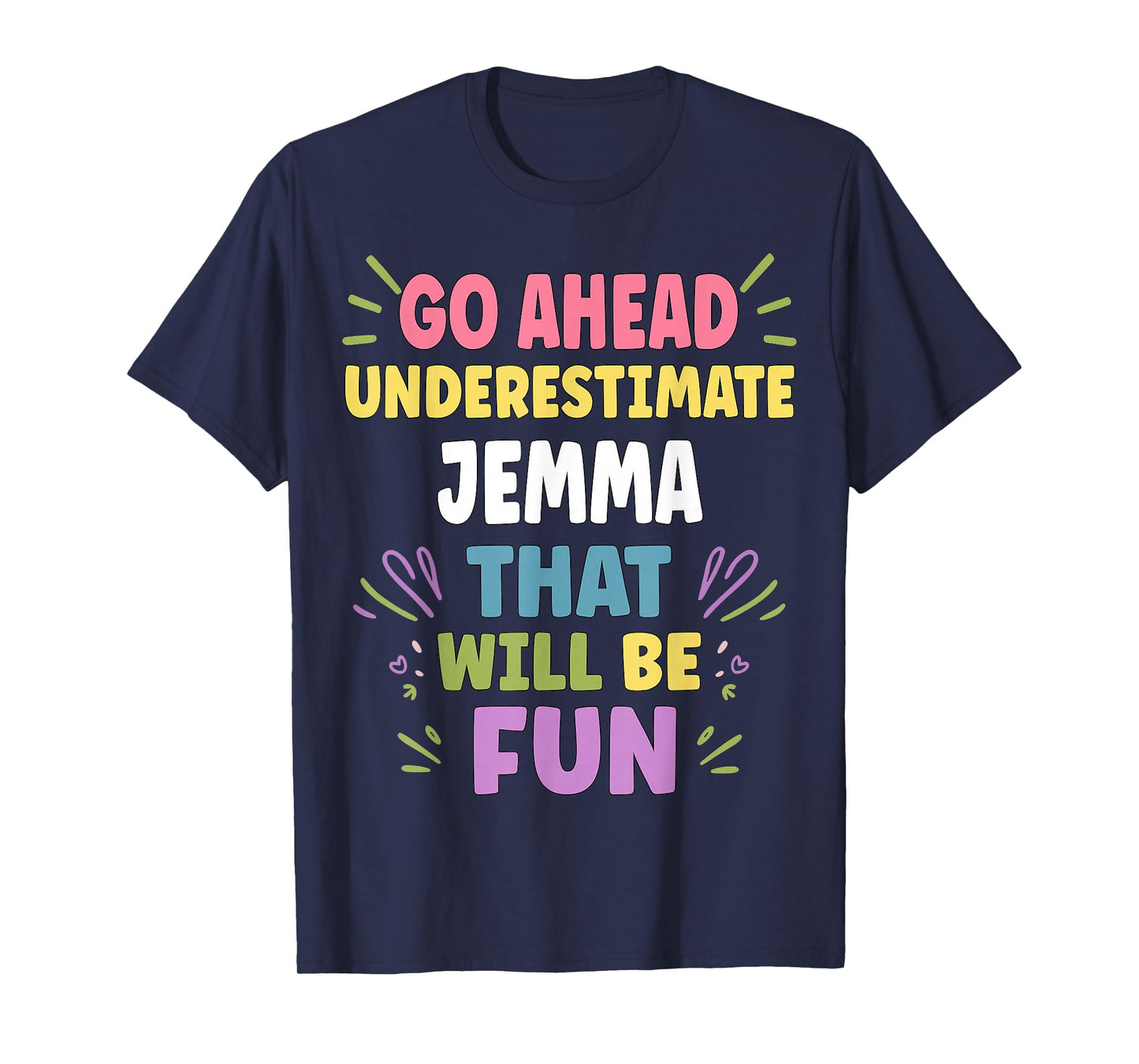 Jemma Personalized Women's Gift Custom Jemma T-Shirt