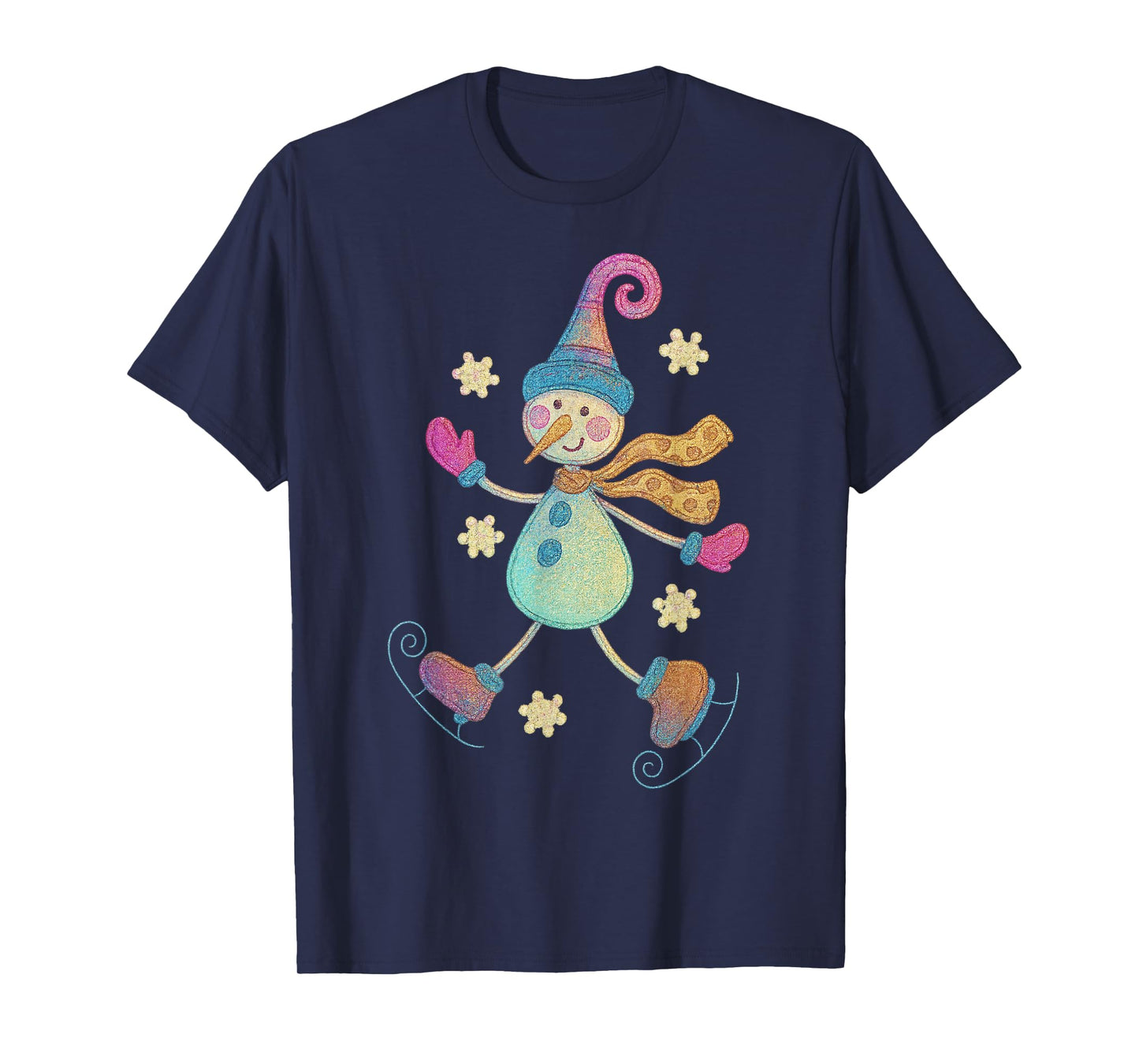 Snowman Christmas 2025 Family Matching Funny Winter T-Shirt