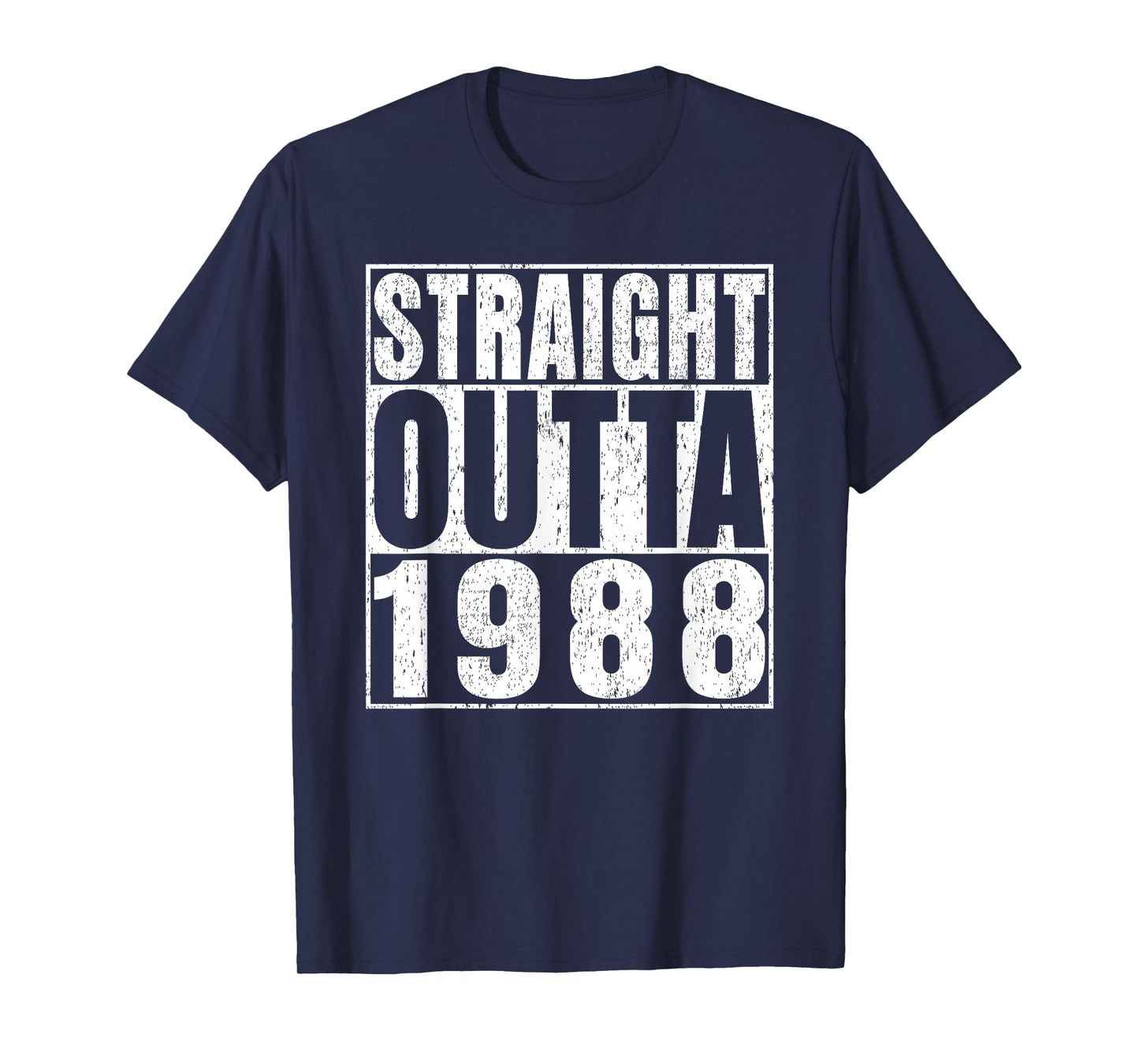 Straight Outta 1988 37 Years Old Gifts Vintage 37th Birthday T-Shirt