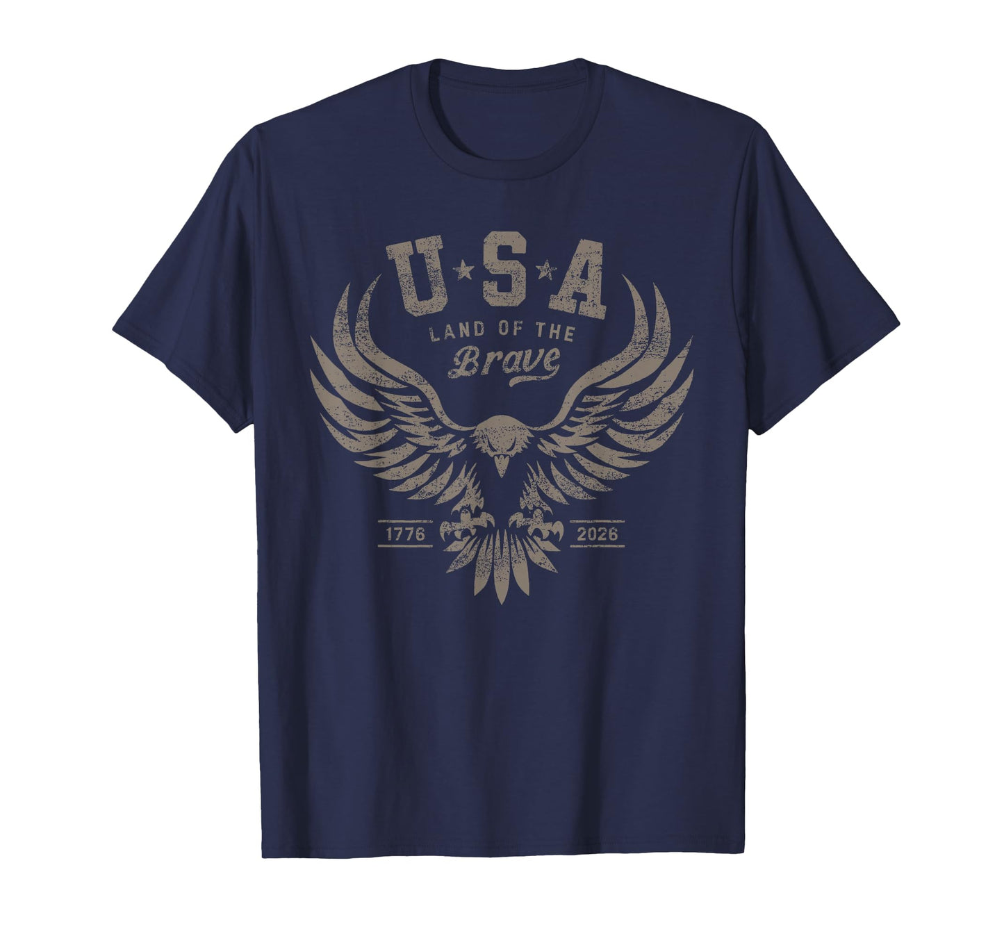 USA 1776 2026 Anniversary Steel Gray T-Shirt
