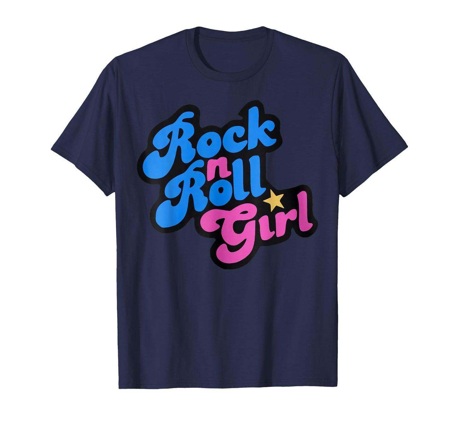 Rock N Roll Girl Ocean Fish Halloween Costumes Group Family T-Shirt