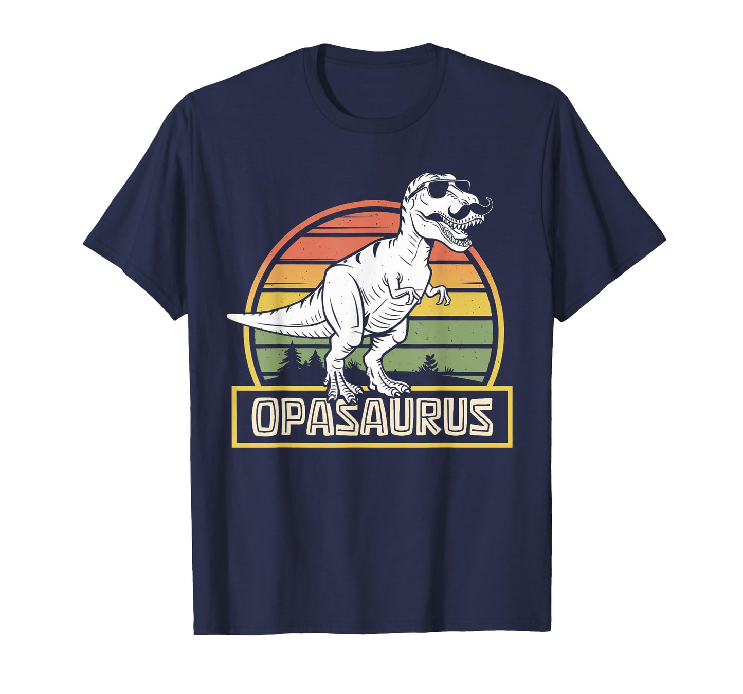 Opasaurus T Rex Dinosaur Opa Saurus Matching Family Men T-Shirt