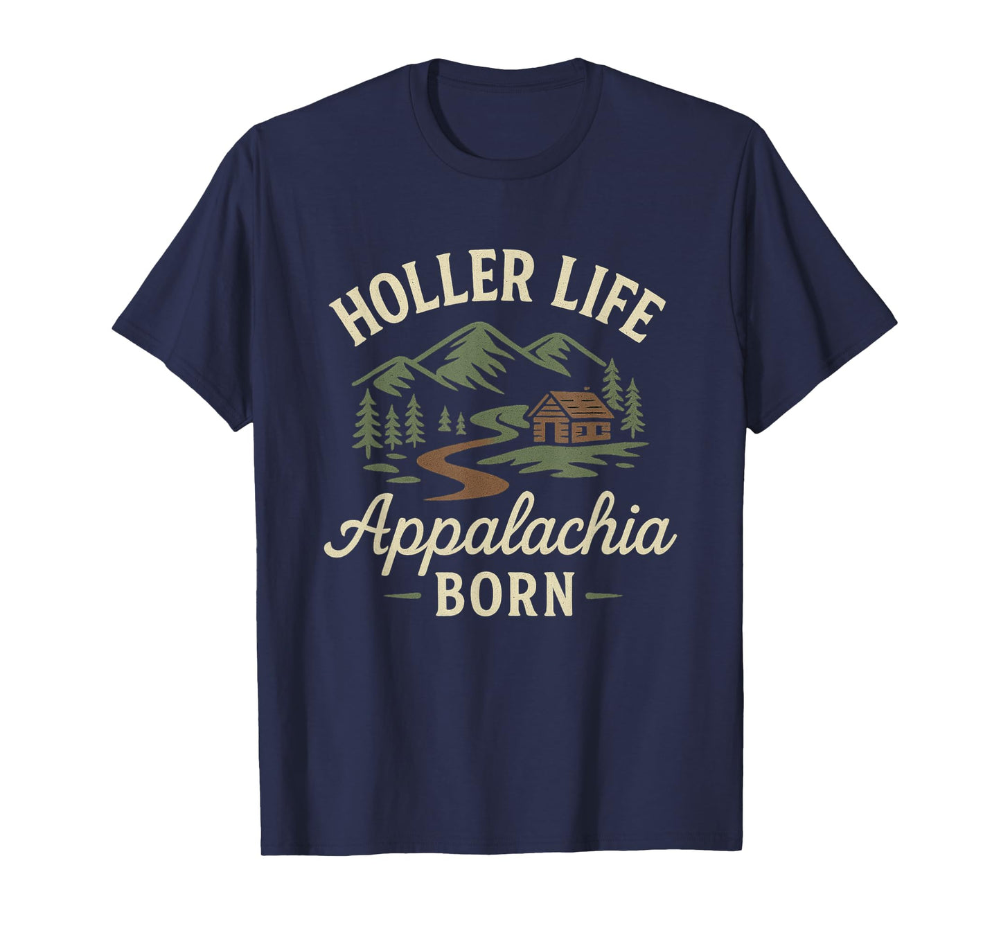 Holler Life Appalachia Born Country Pride T-Shirt