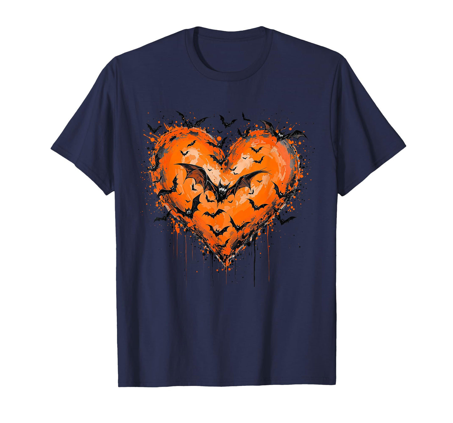 Halloween Bats Scary Night Spooky Season Horror Women Girls T-Shirt