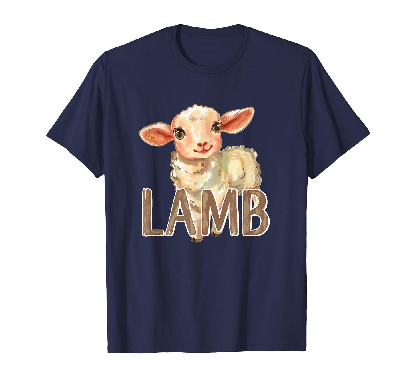 Cute Baby Lamb Face Outfit for Lambs and Sheep Lovers T-Shirt