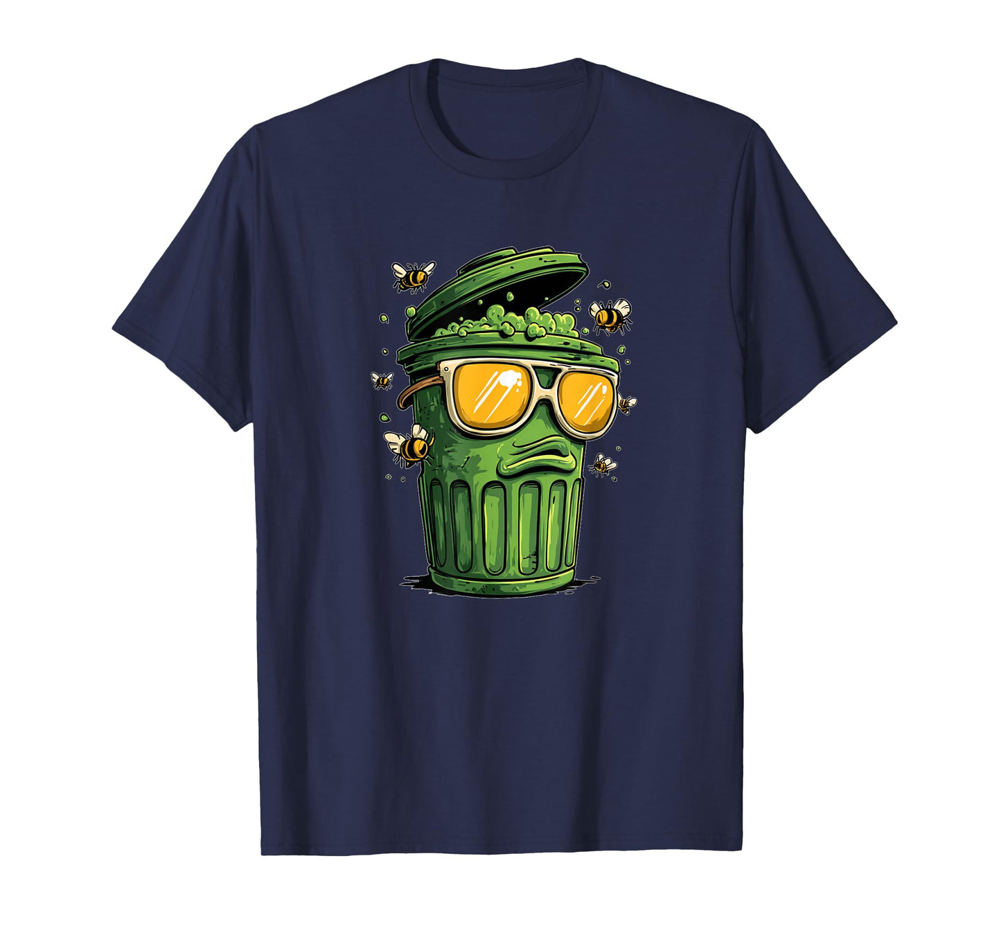 Stinky Trash Can with Bold Shades for Boys and Girls T-Shirt