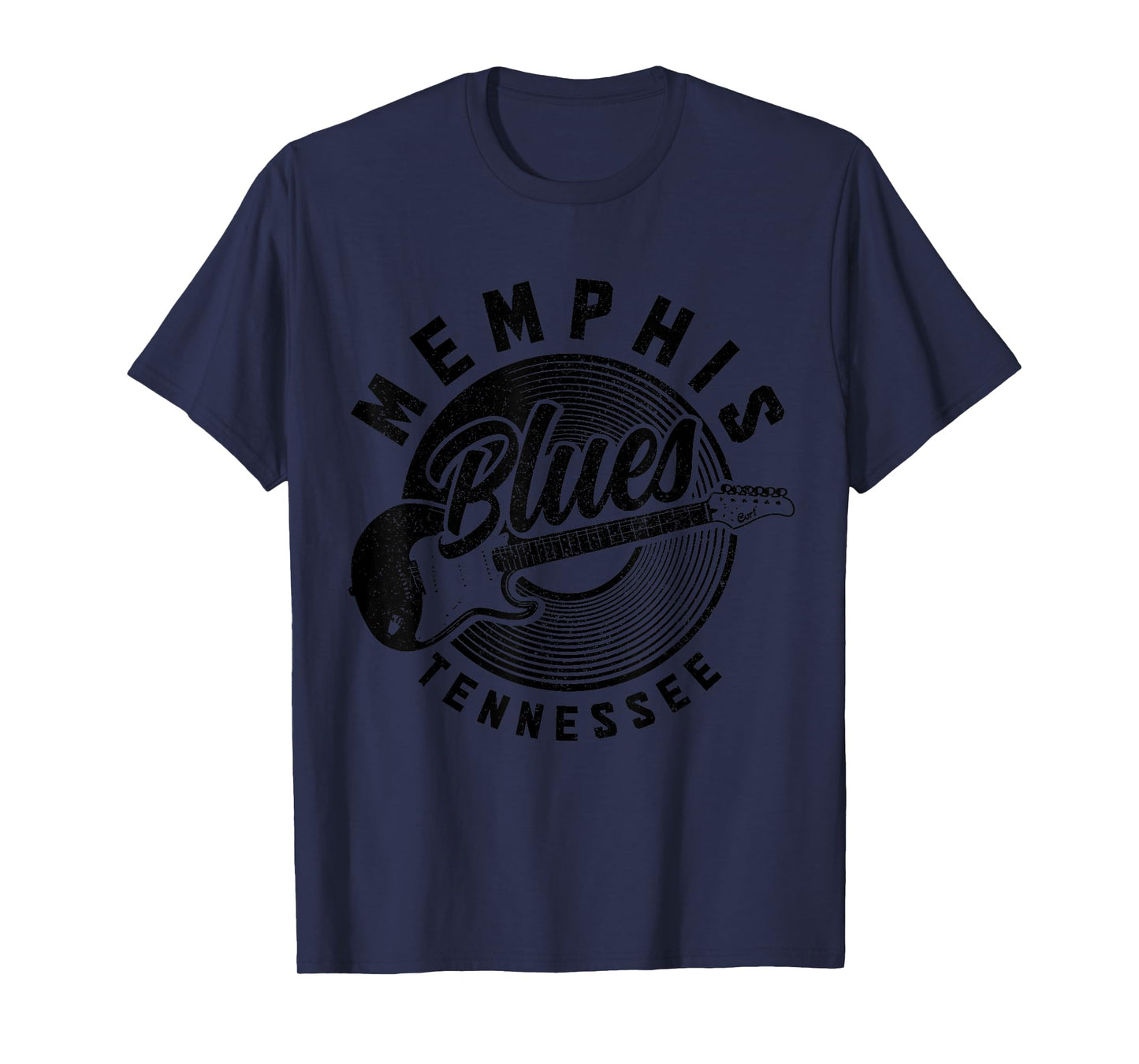 Memphis Tennessee TN Pride Guitar Blues Music Vintage T-Shirt